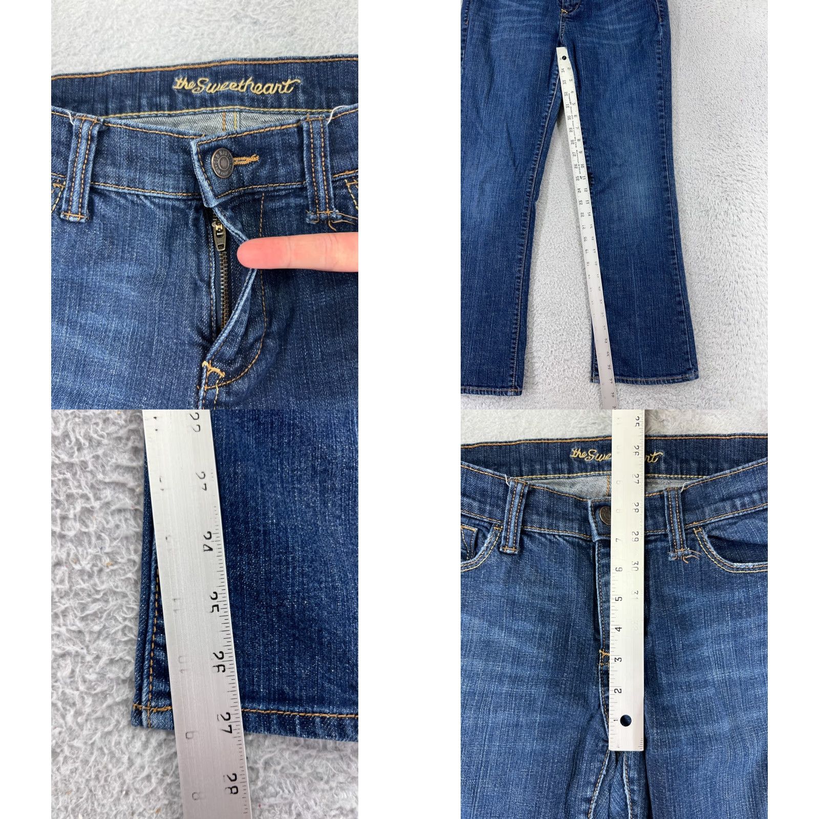 Old Navy Old Navy Jeans Women’s 6 Blue Denim Regular Bootcut 5-Pocket Cotton Blend Fall/Spring/Summer Womens Size 28" / US 6 / IT 42 - 8 Thumbnail