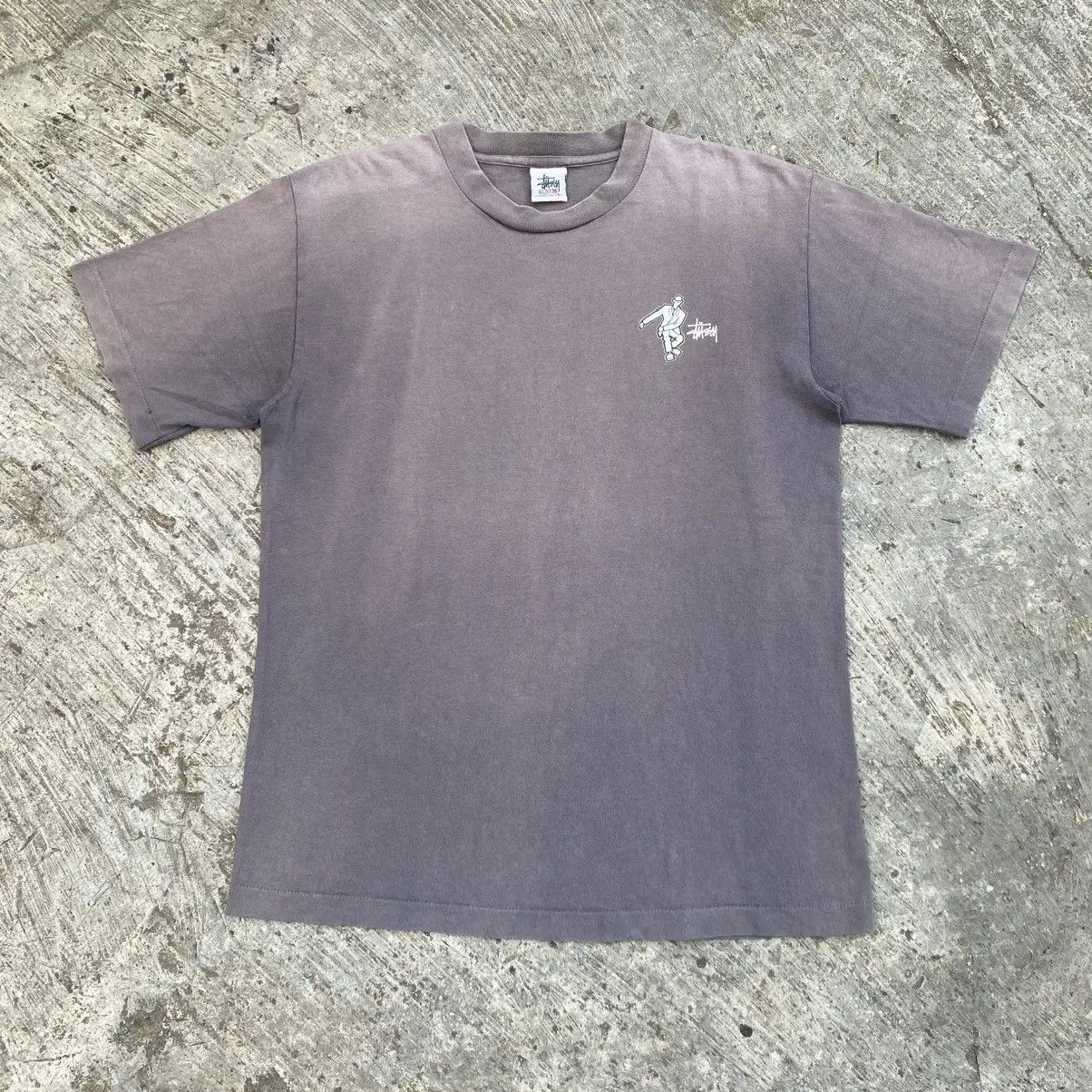 Stussy Vintage 90s Stüssy Ska Dancing Man Graphic Tee Faded Size US M / EU 48-50 / 2 - 17 Thumbnail