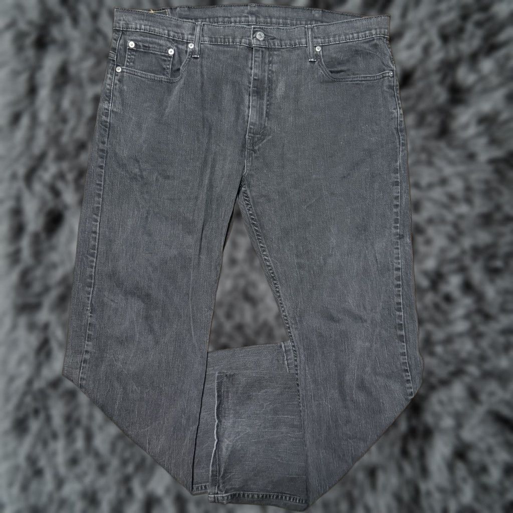 Levi's Levi’s 569 Loose Straight Faded Black Jeans Men’s 38x34 Stretch Denim Size US 38 / EU 54 - 1 Thumbnail