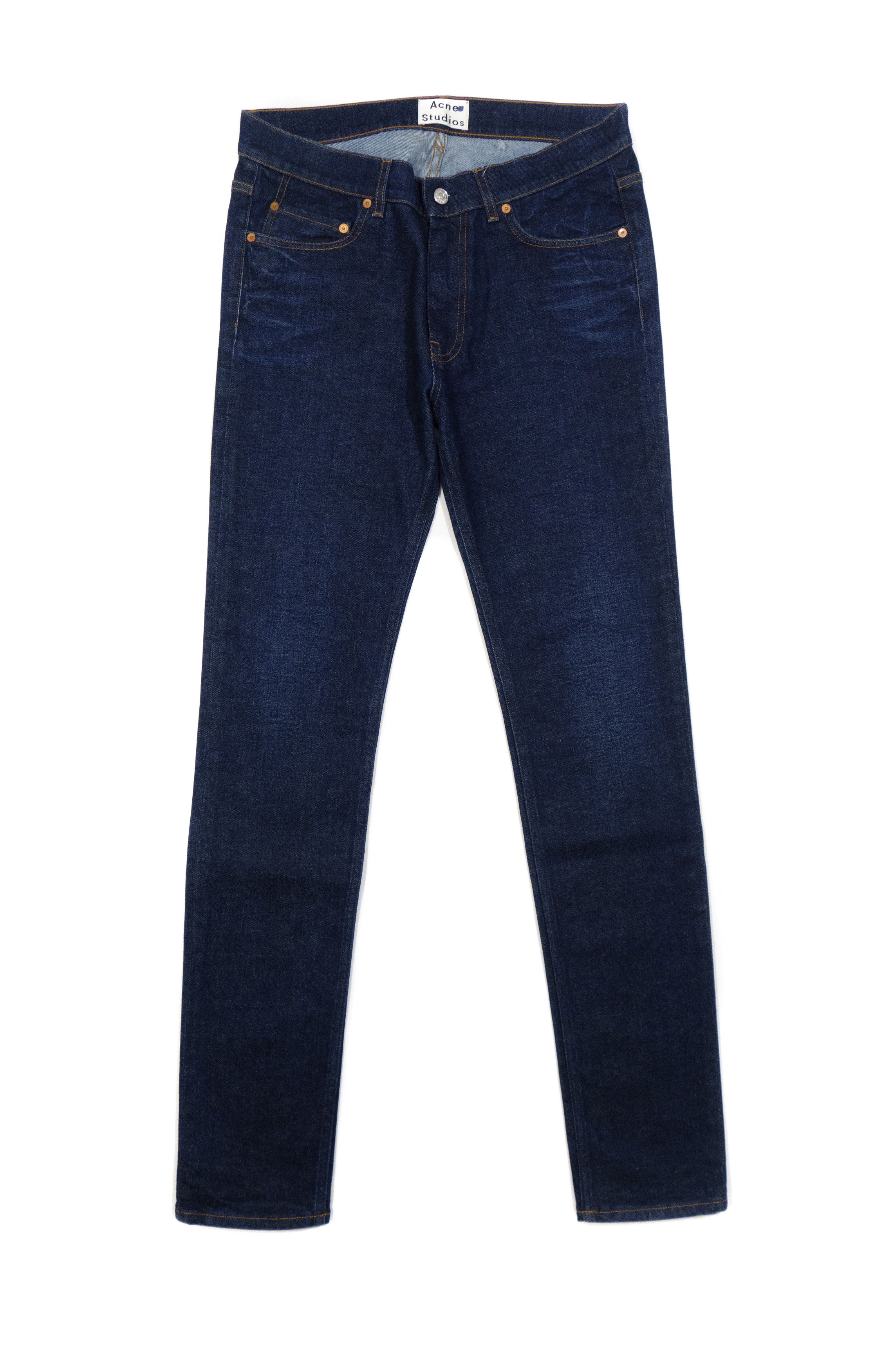 Acne Studios Ace Two Raw Denim Jeans Made in Italy Size US 33 - 1 Thumbnail
