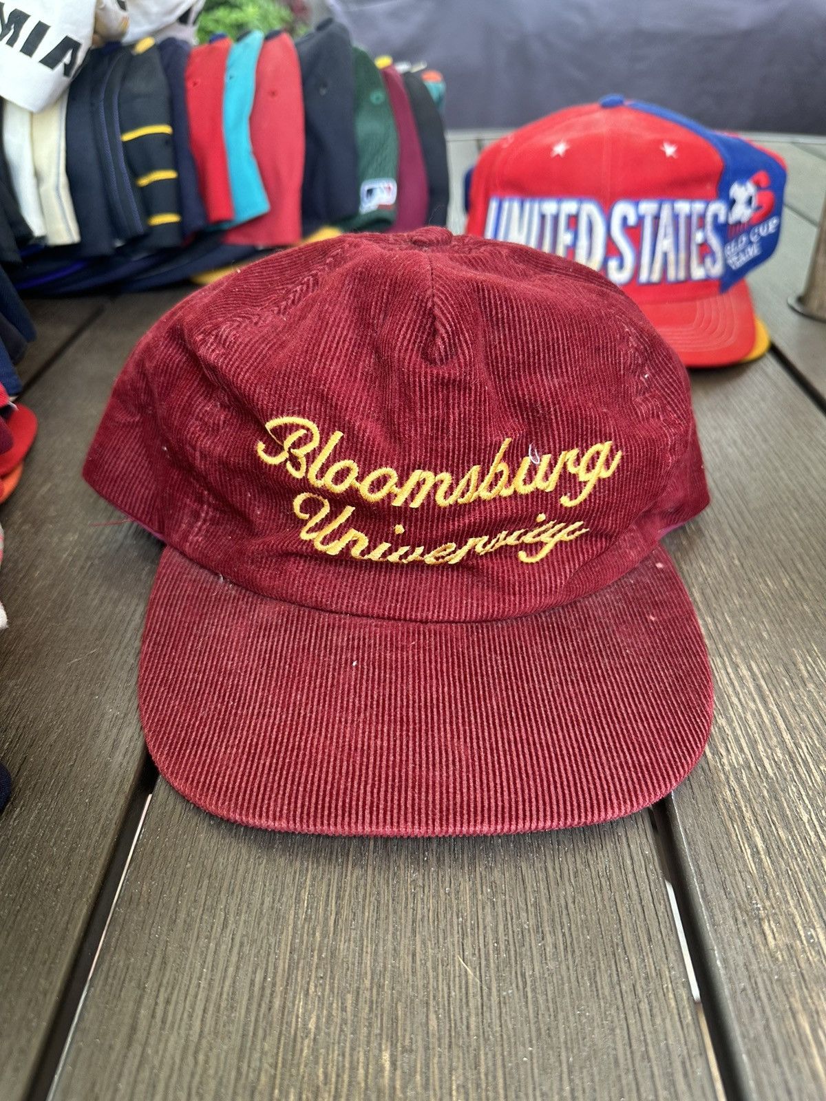 Vintage 80s vintage Blooms-burg university Hat Size ONE SIZE - 1 Thumbnail