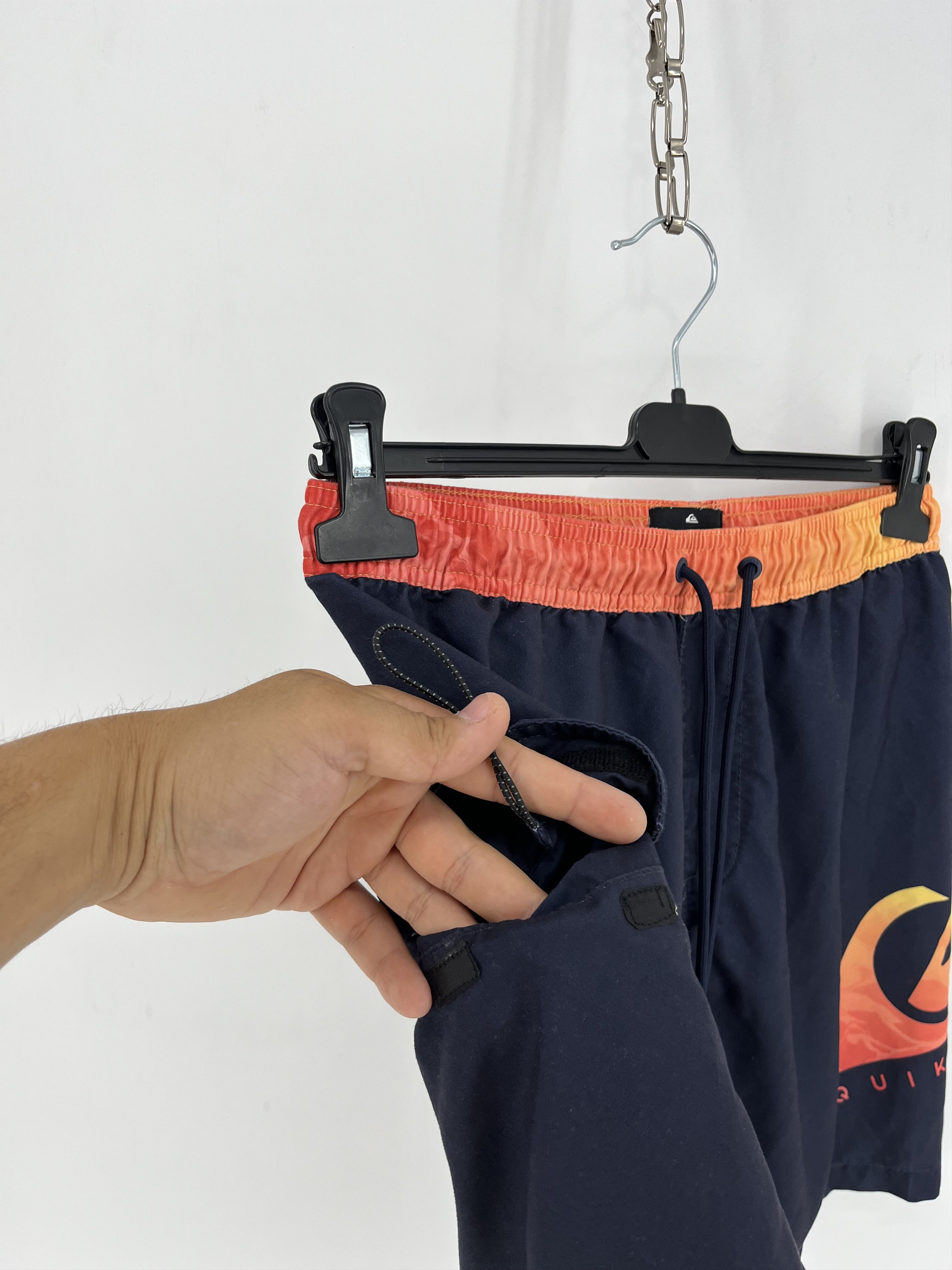 Quiksilver × Vintage Vintage Quiksilver Shorts Big Logo Y2K Style 90s Surfing Size US 30 / EU 46 - 7 Thumbnail