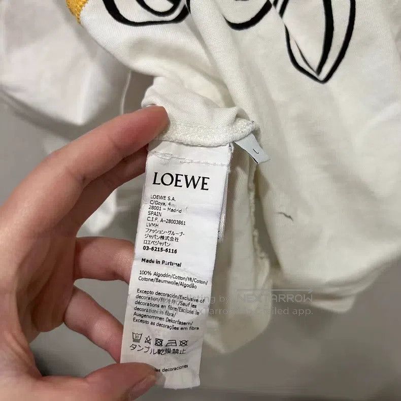Loewe LOEWE Logo Short-Sleeve Size L / US 10 / IT 46 - 4 Thumbnail