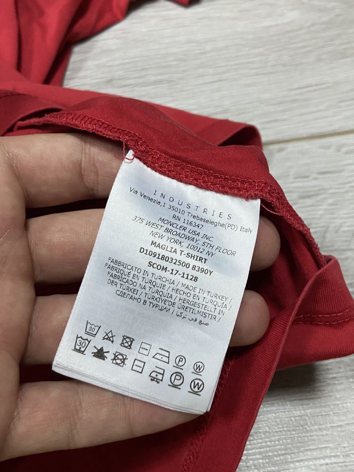 Moncler Moncler Double Logo T-shirt Size US M / EU 48-50 / 2 - 6 Thumbnail