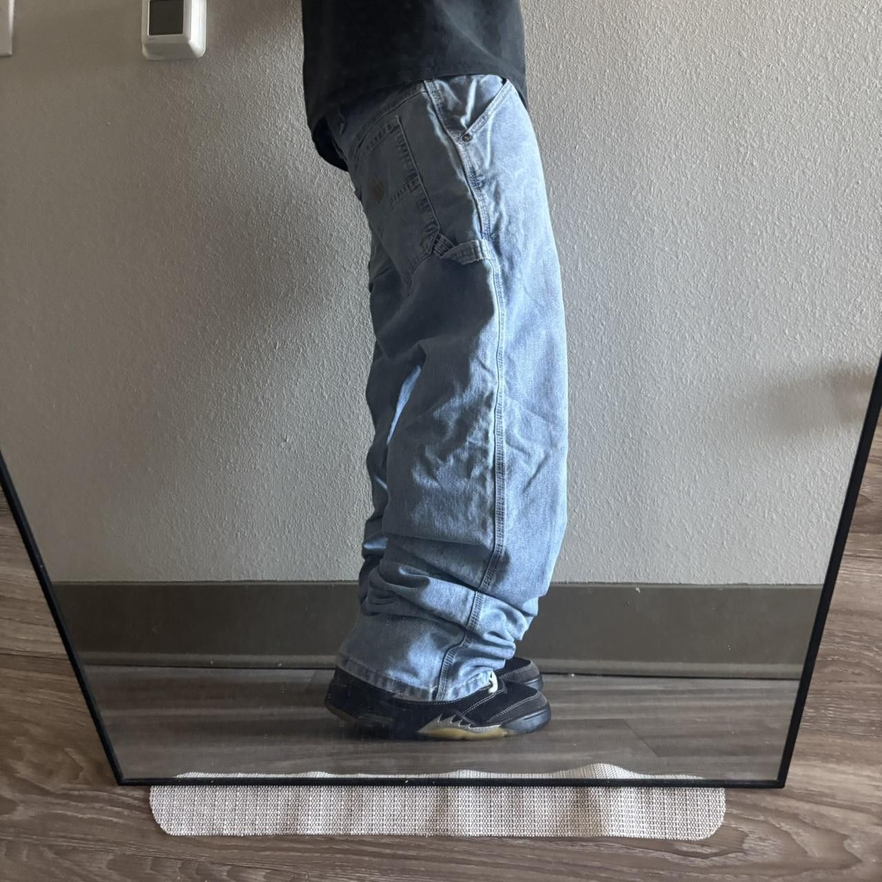Japanese Brand Crazy Vintage Y2K/2000s Baggy Light Wash Skater Style Carpenter Denim Jeans! 36x34 Size US 36 / EU 52 - 2 Thumbnail