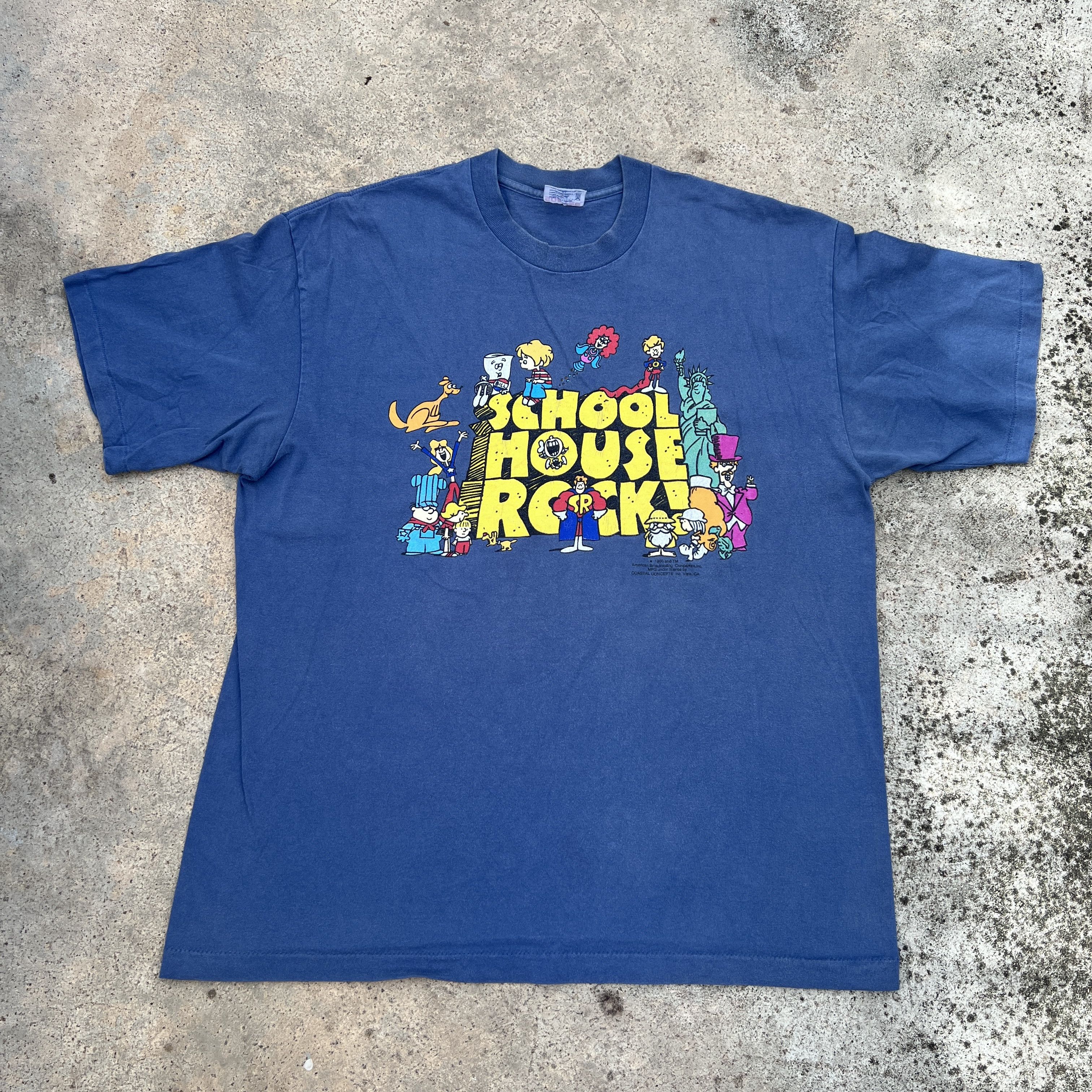 Cartoon Network × Vintage Vintage 90s School House Rock comic funny Tee XL Faded Size US XL / EU 56 / 4 - 2 Thumbnail