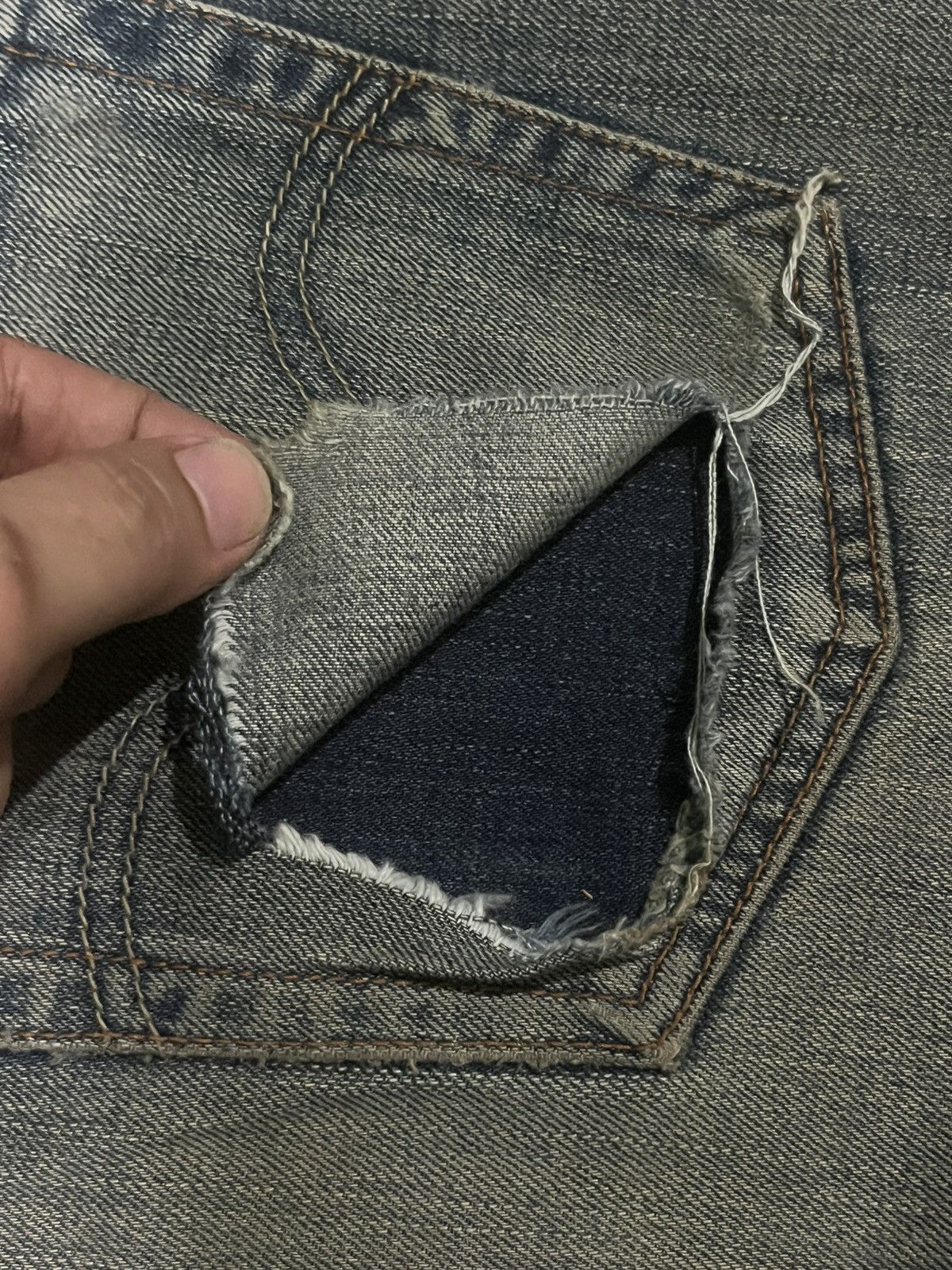 Levi's Vintage Levi’s 502 Japanese Baggy Style Mud Wash Loose Jeans Size US 32 / EU 48 - 13 Thumbnail