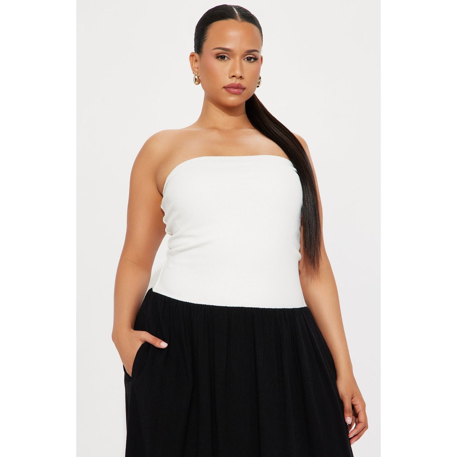 Other Annabelle Linen Maxi Dress - Black/combo - Size 3X Size 3XL / US 20-22 - 5 Thumbnail