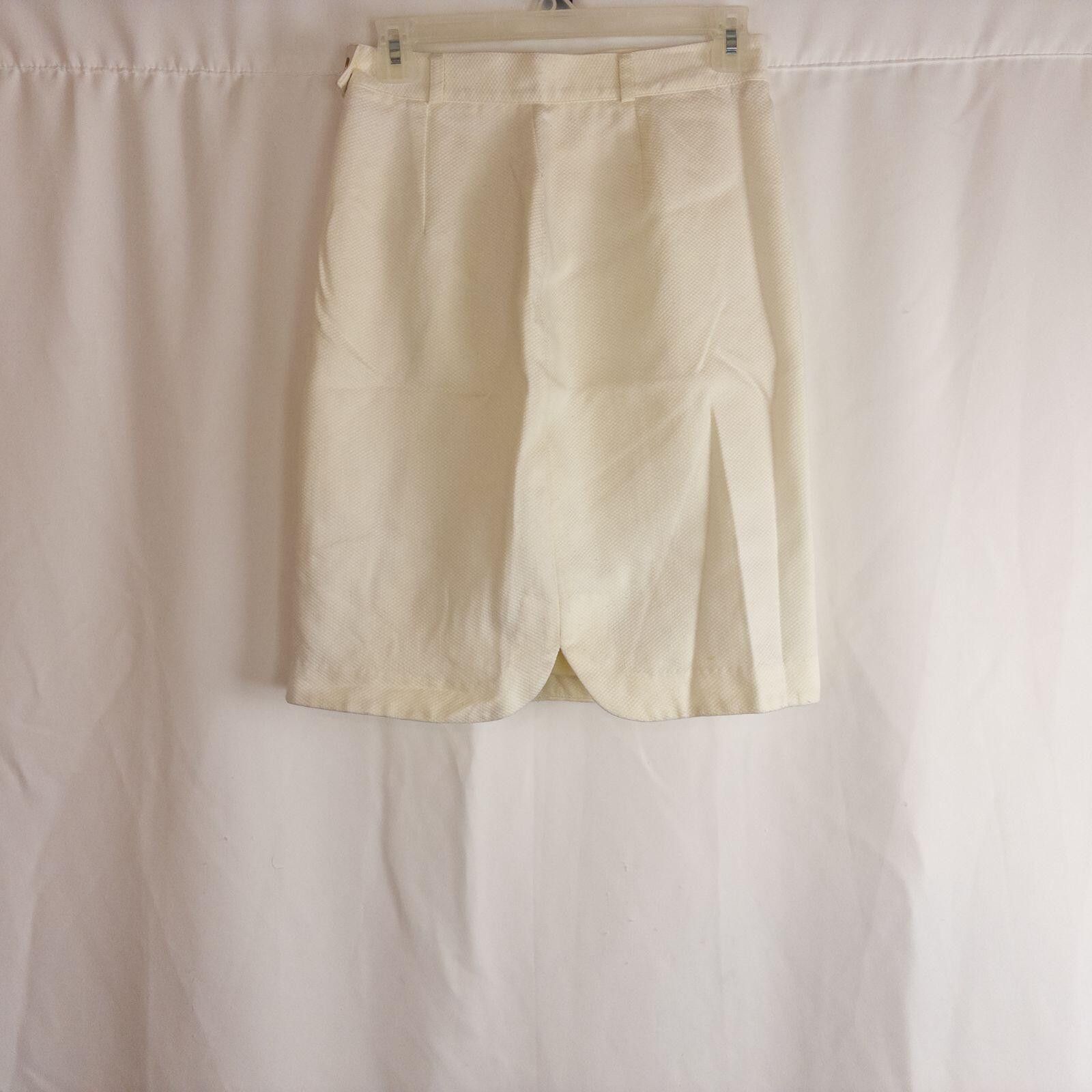 The Unbranded Brand Breeches Vintage Ivory Solid Skirt Womens XSmall Size 26" / US 2 / IT 38 - 7 Thumbnail