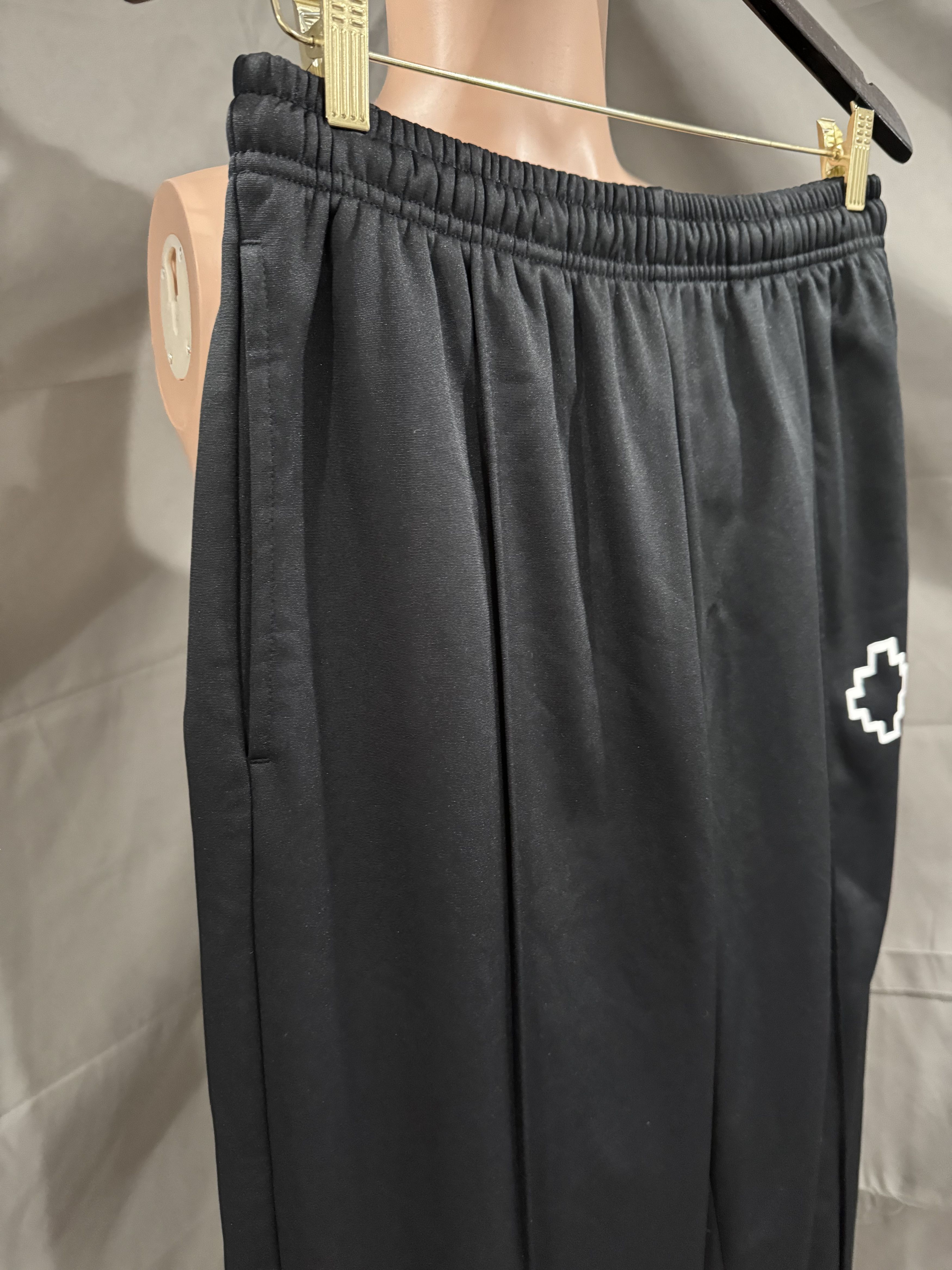 Marcelo Burlon Marcelo Burlon Straight Leg Track Pants size Medium Black Size US 32 / EU 48 - 4 Thumbnail