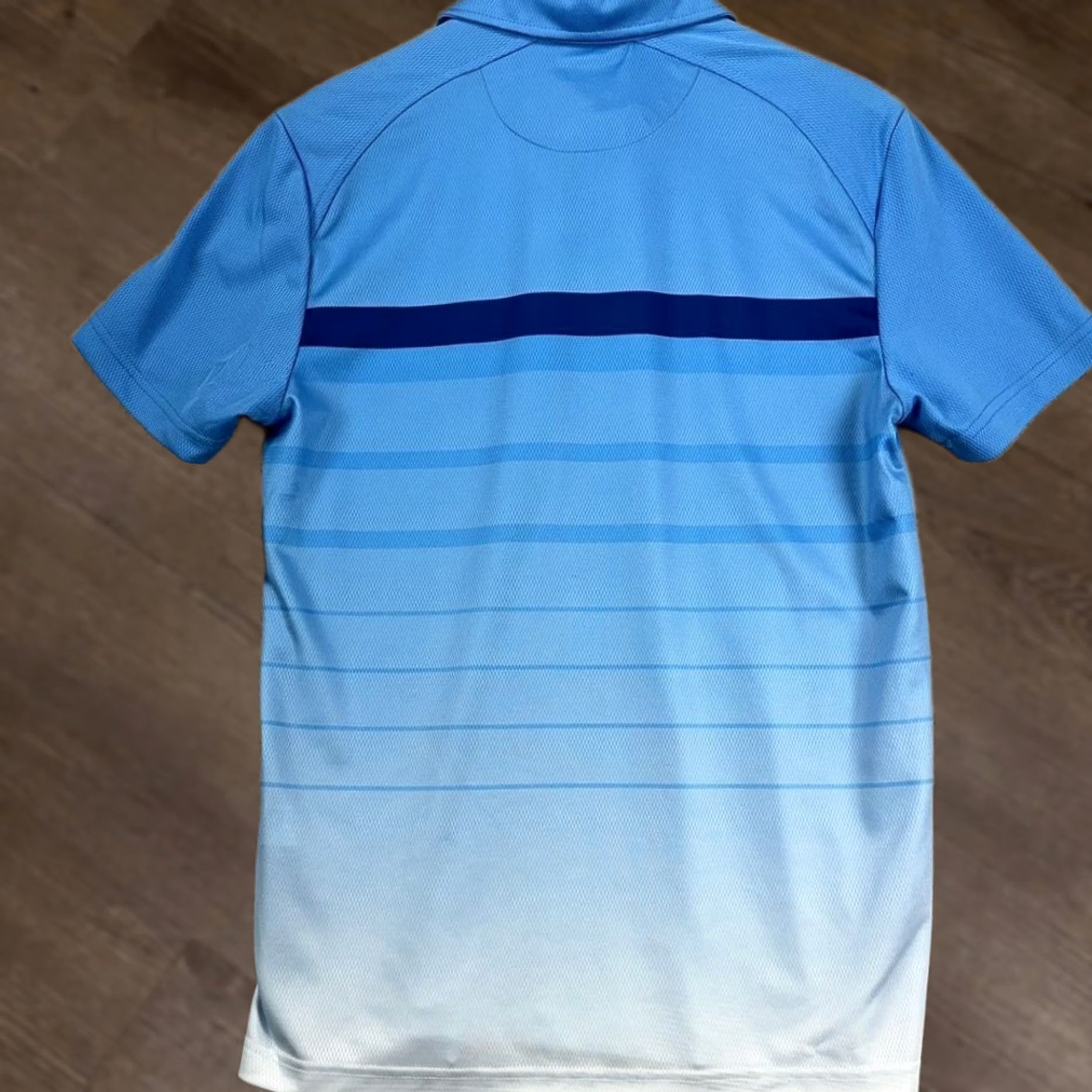 Izod NEW Izod Polo Shirt Mens Small Blue Golf Rugby Ombre Performance Short Sleeve Size US S / EU 44-46 / 1 - 1 Thumbnail