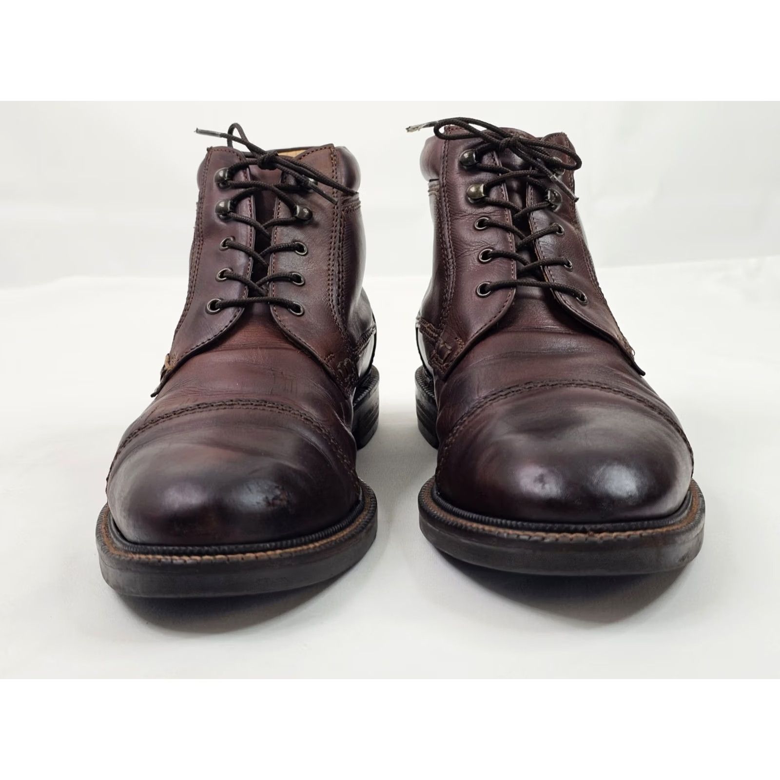 Johnston & Murphy Johnston & Murphy Chukka Boot Men Brown Leather Derby Lace Ankle Cap Toe 8 Size ONE SIZE - 2 Thumbnail
