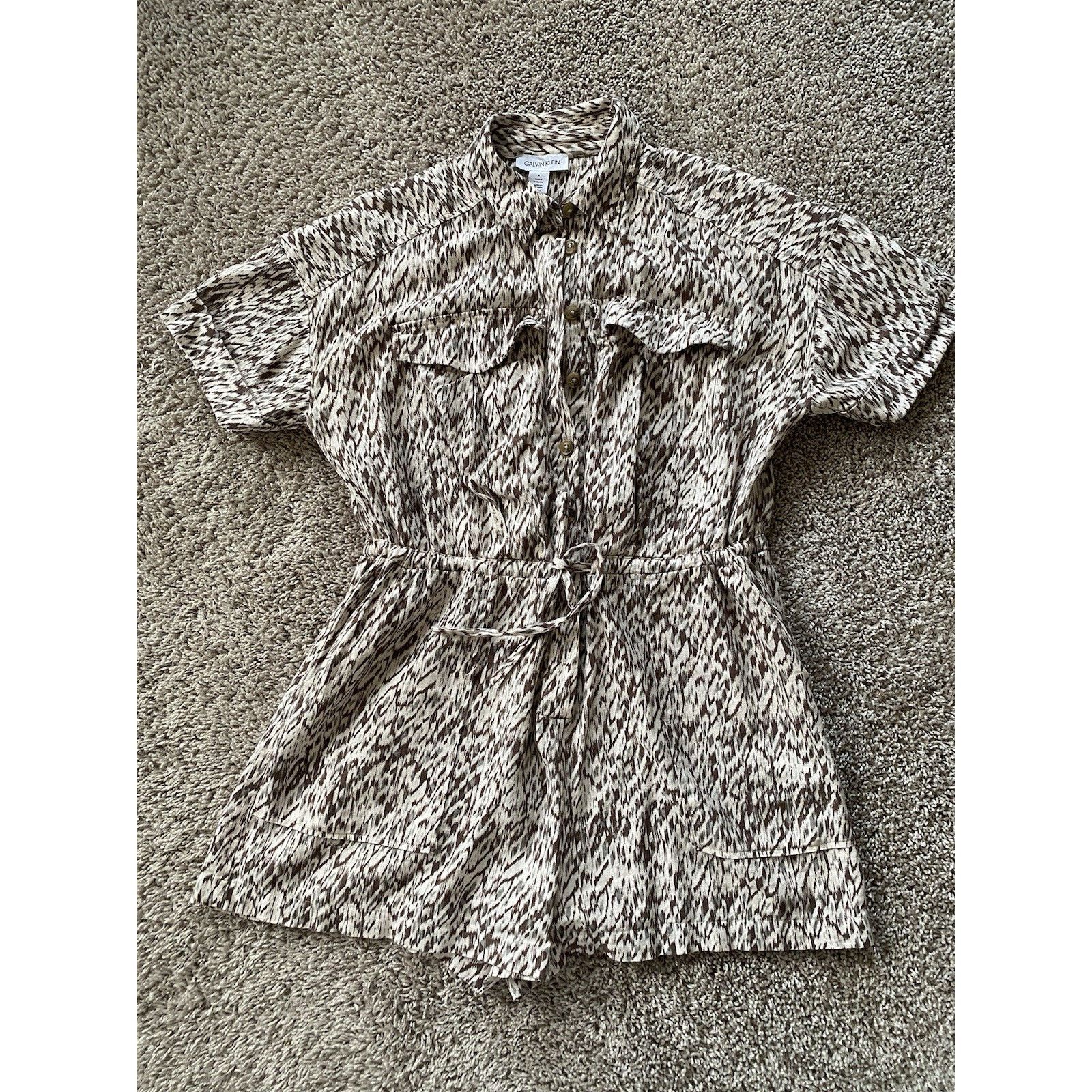 Calvin Klein Calvin Klein Short Jumpsuit Woman sz 8 Size 30" / US 8 / IT 44 - 2 Thumbnail