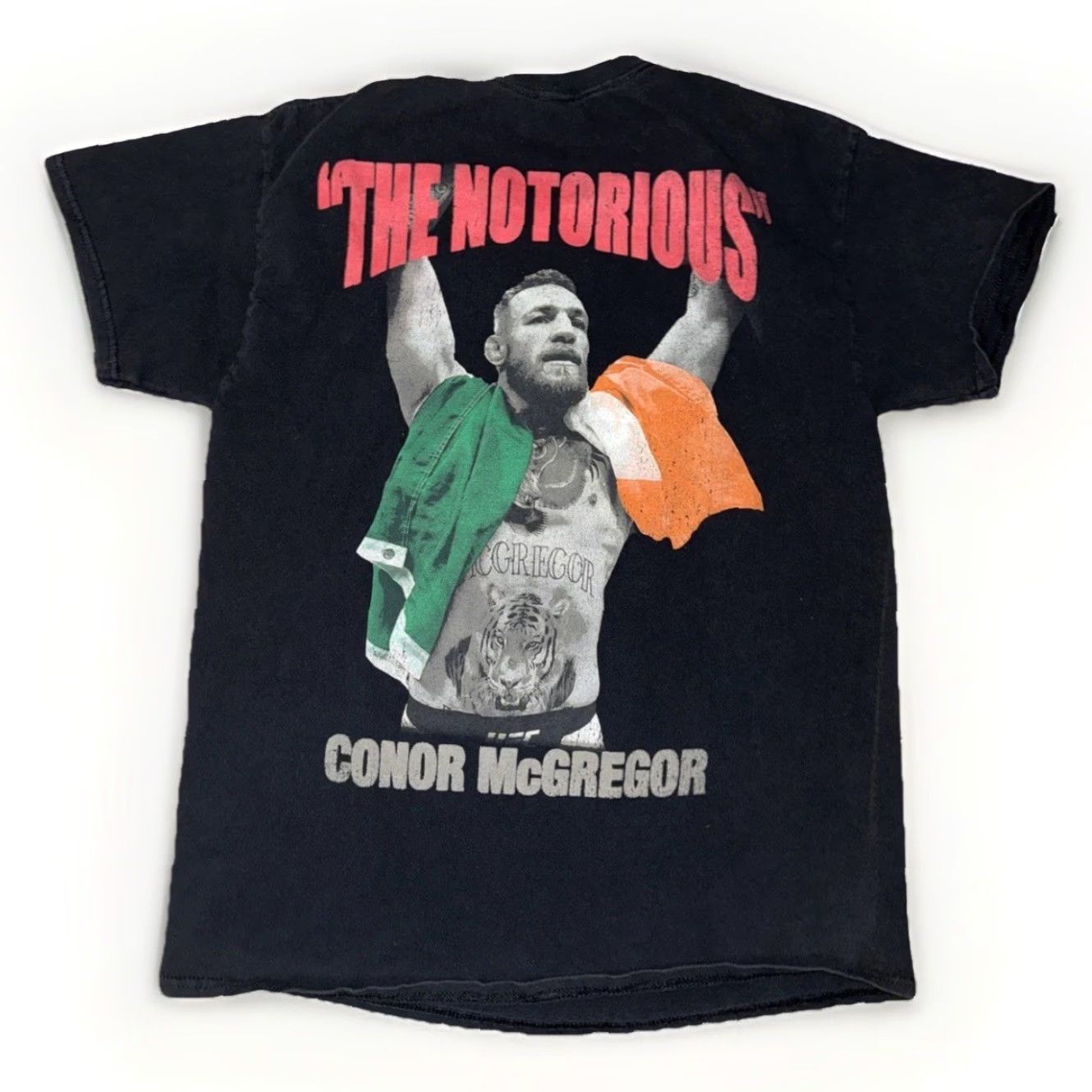 UFC Culture Kings x UFC Conner McGregor Graphic T-Shirt Black Small 20x27 Men Short Sleeve Cotton Graphic Print UFC Streetwear Sports Mens Size US S / EU 44-46 / 1 - 4 Thumbnail