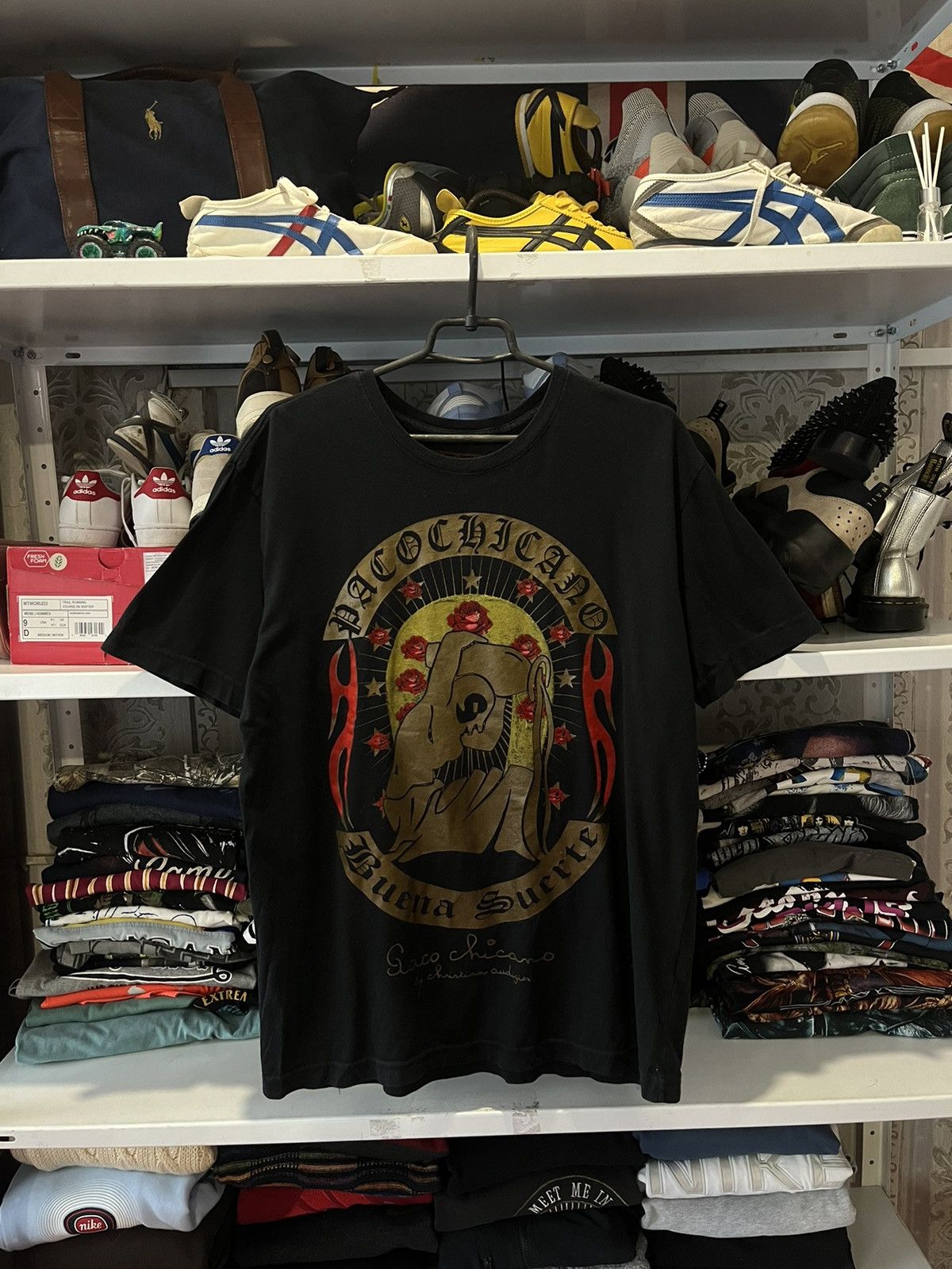 Christian Audigier Christian Audigier Paco Chicano t shirt Lion big logo Size US L / EU 52-54 / 3 - 1 Thumbnail