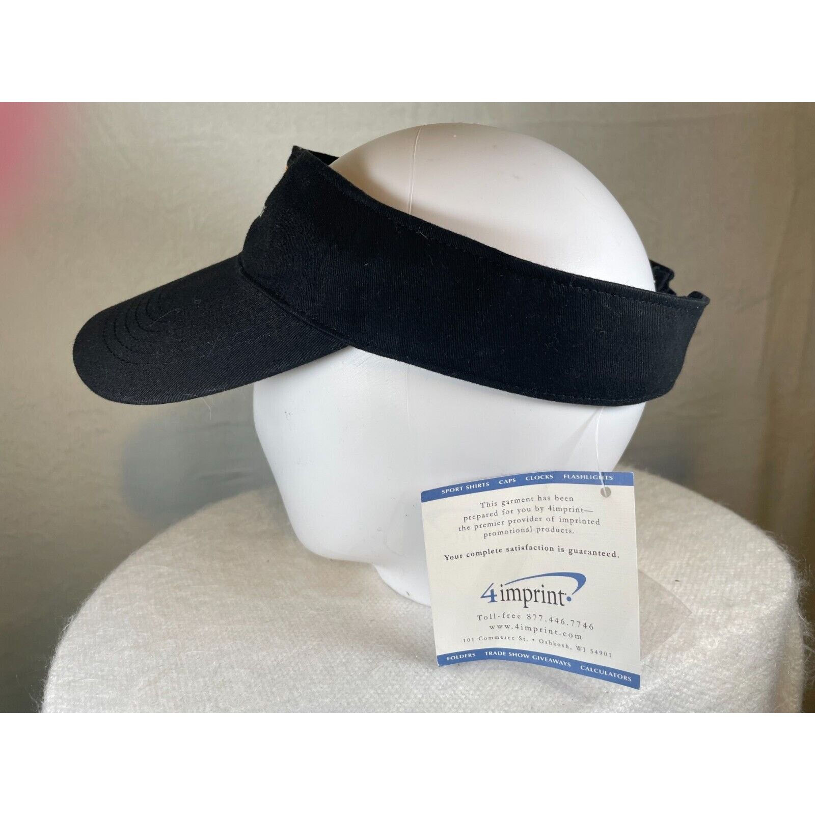 NASCAR NASCAR Furniture Row Racing Black Visor Deadstock With Tags Size ONE SIZE - 5 Thumbnail