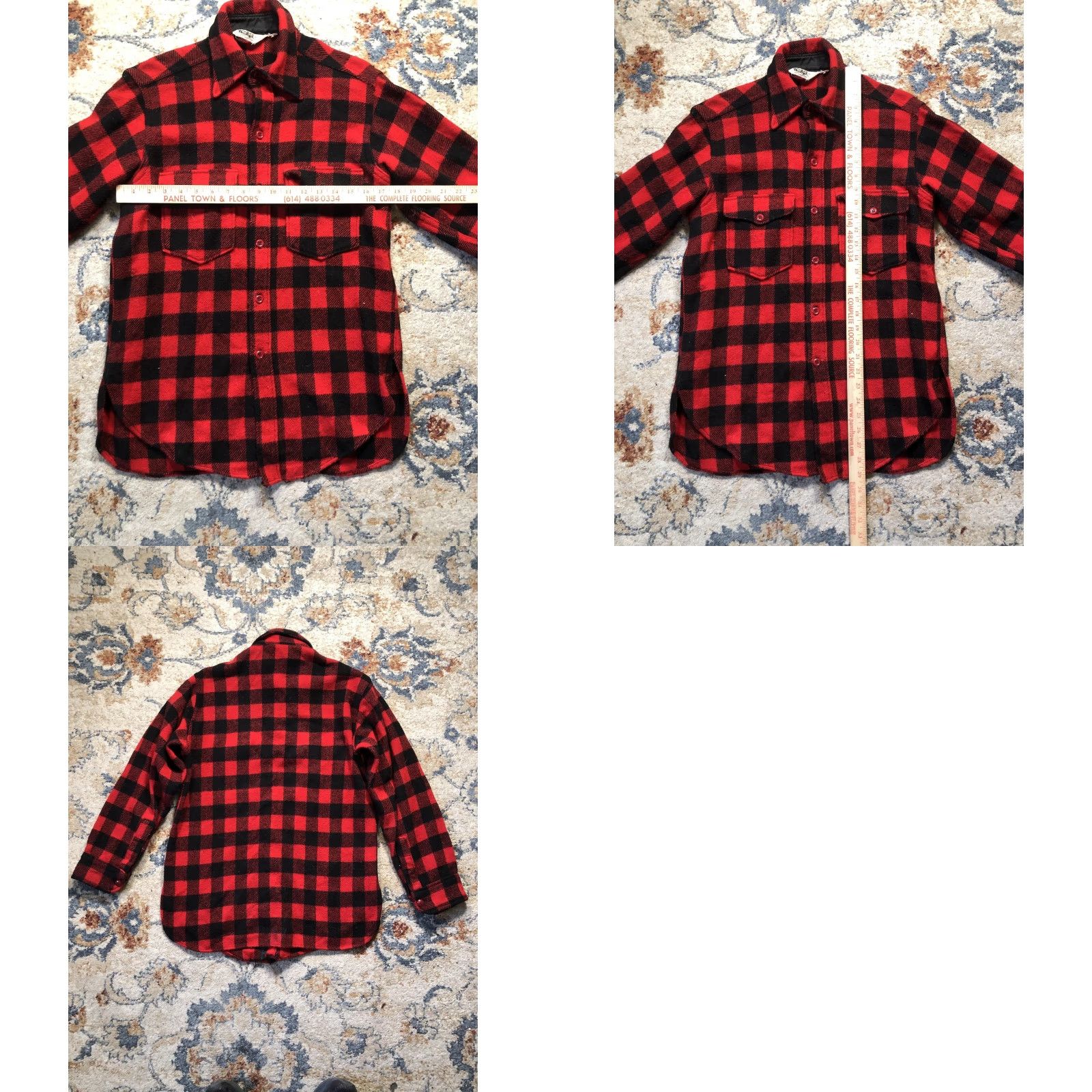 Vintage VINTAGE Woolrich Shirt Jacket Mens M Red Black Buffalo Plaid Wool 60s Size US M / EU 48-50 / 2 - 8 Thumbnail