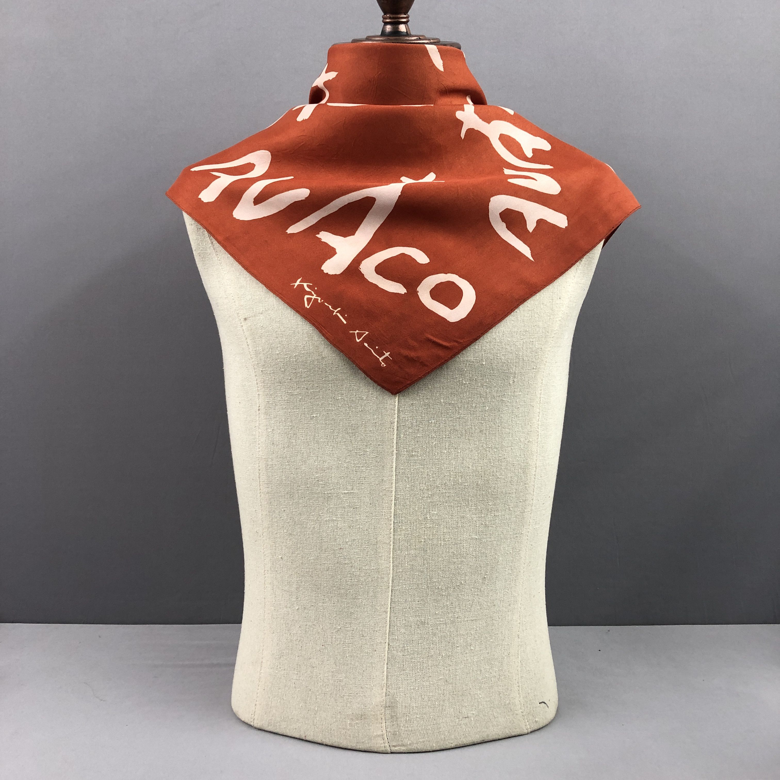 Other × Vintage Vintage Avaco SILK Scarf Twill Stole Wraps Scarves Size ONE SIZE - 3 Thumbnail
