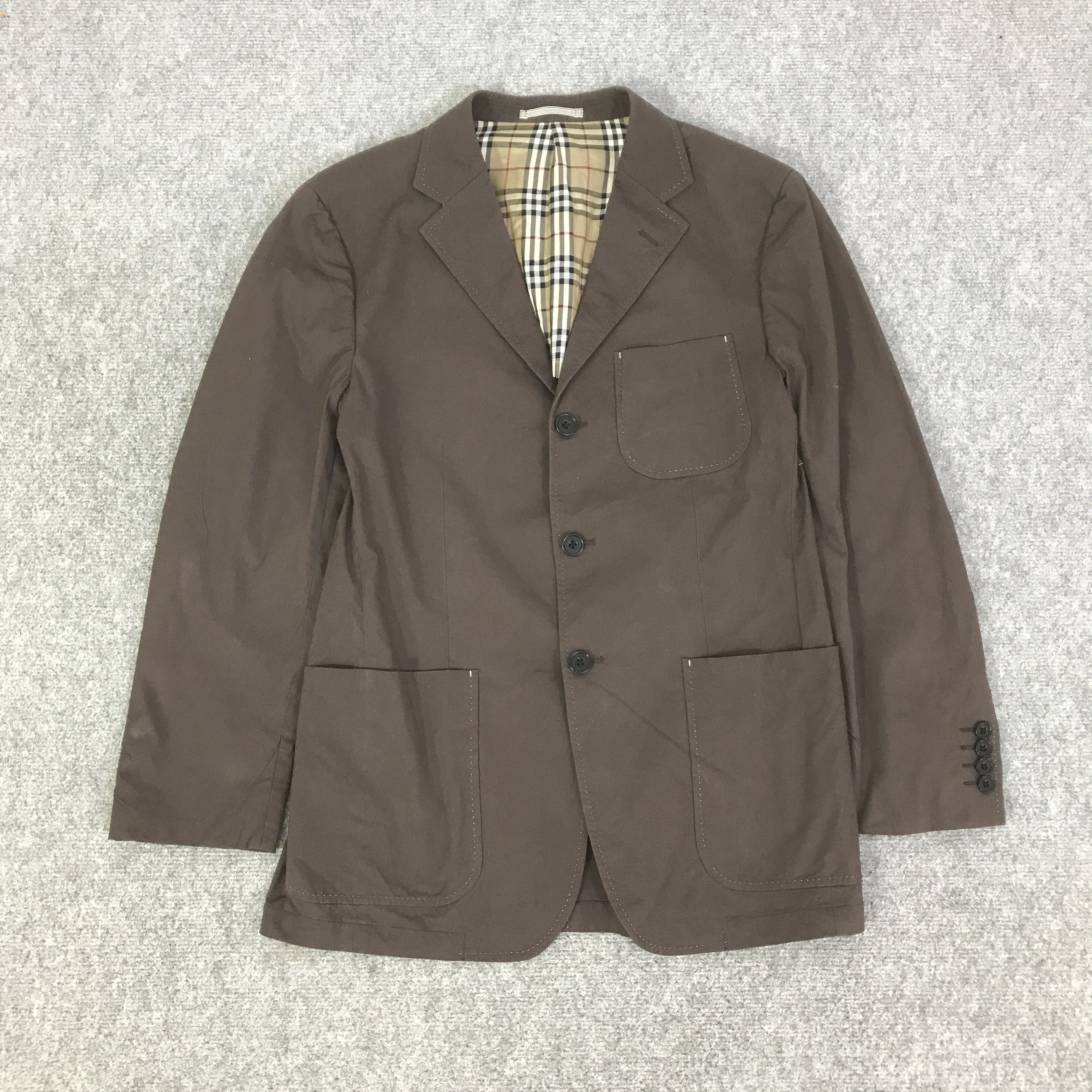 Burberry BURBERRY BLACK LABEL BLAZER COTTON JACKET K98B20 Size US M / EU 48-50 / 2 - 1 Thumbnail