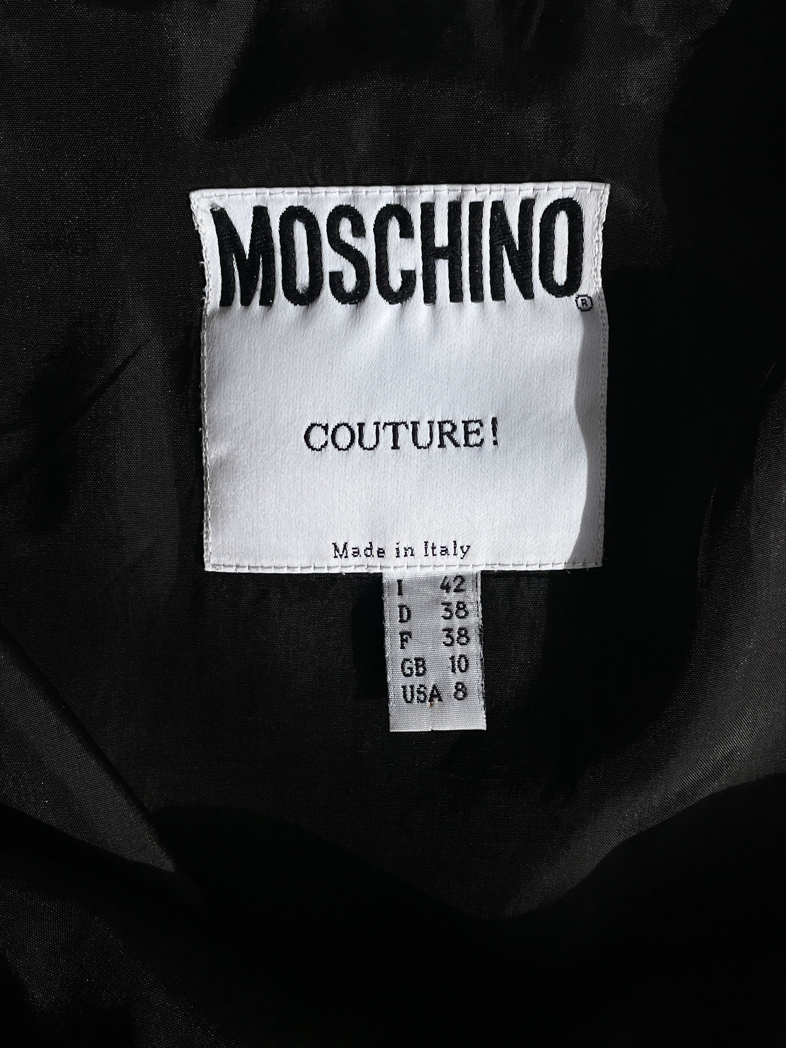 Moschino Moschino Couture black skirt Size 28" / US 6 / IT 42 - 6 Thumbnail