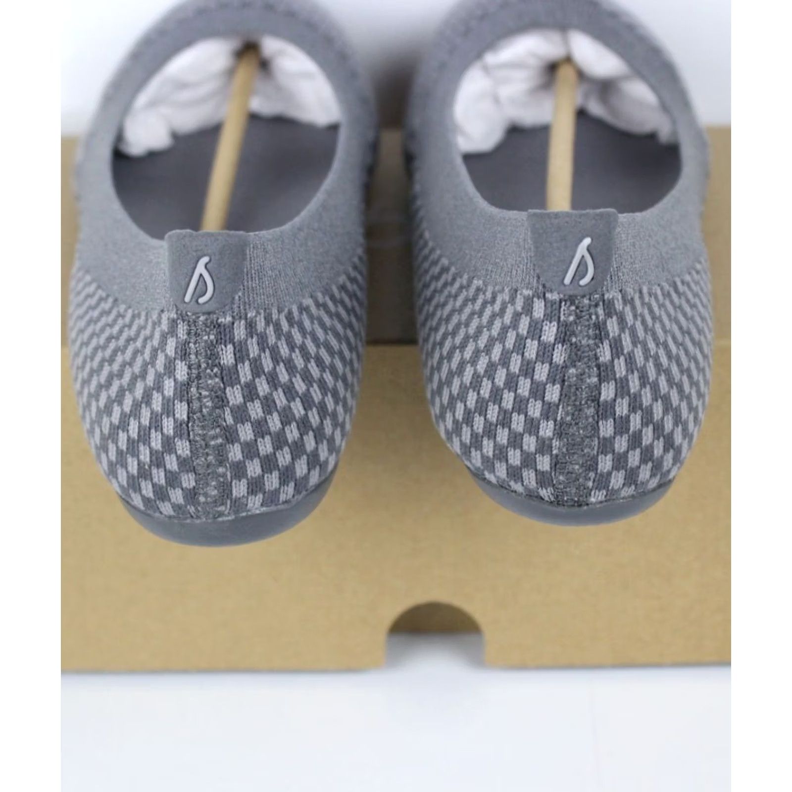 Allbirds Allbirds Women's Tree Breezer Knit Pack Ballet Flats 10.5 Stormy Grey Stormy Grey Ballet Flats Womens 10.5 Stormy Grey No Box Size US 11 / IT 41 - 4 Thumbnail