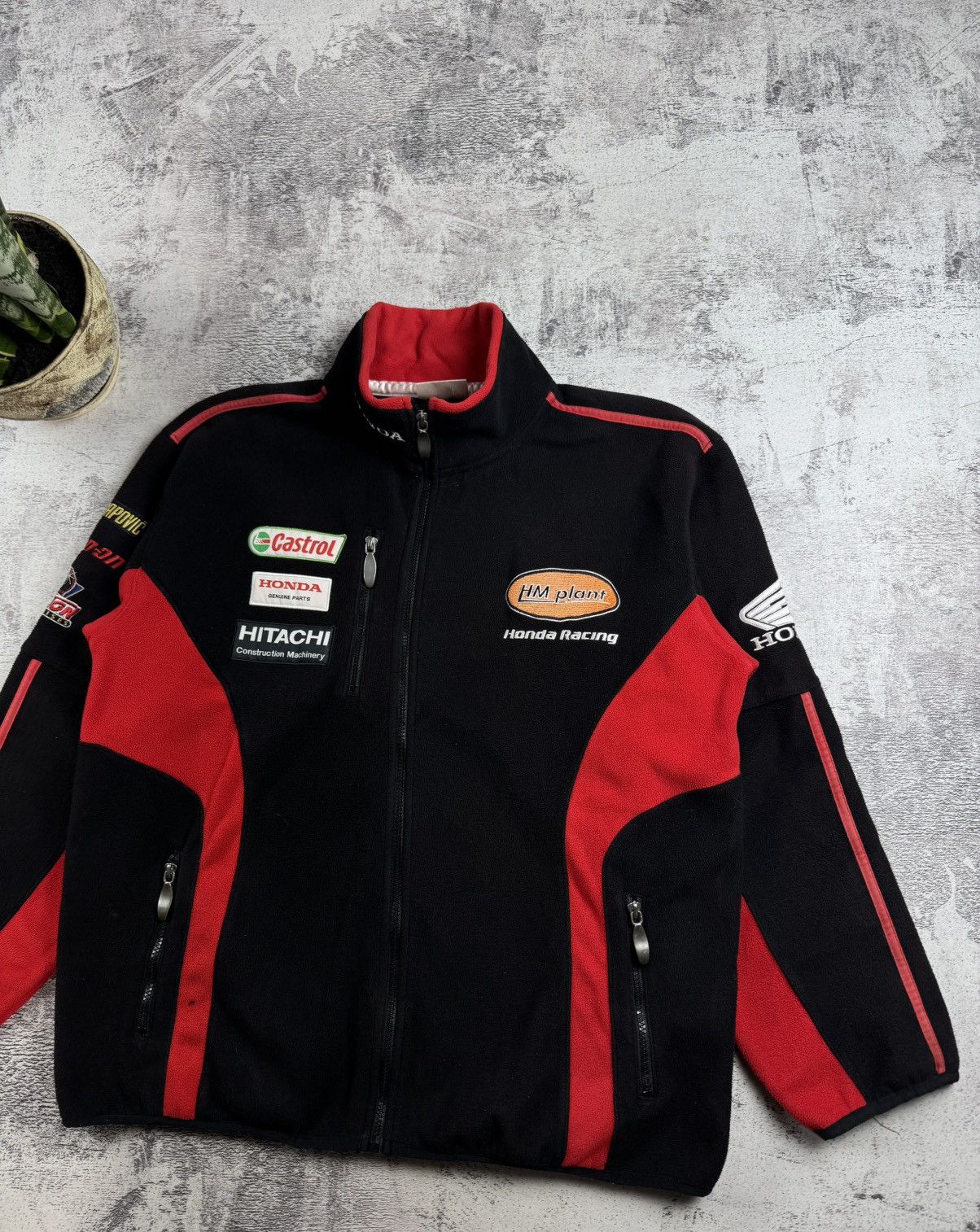 Honda Honda Formula 1 HM Plant Large Men’s Black Racing Jacket Fleece Pullover Hoodie Size US L / EU 52-54 / 3 - 5 Thumbnail