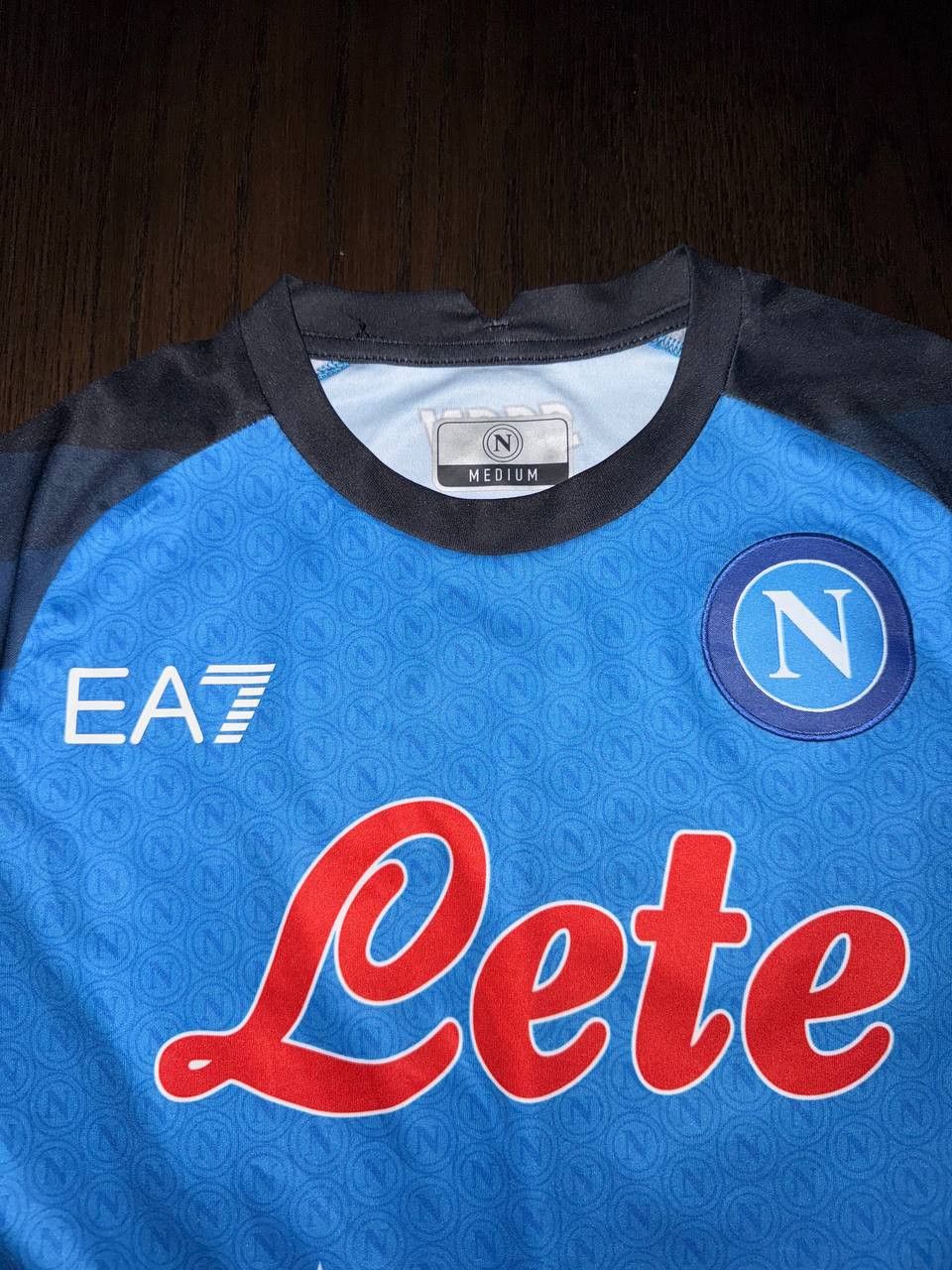 Emporio Armani SSC Napoli 22/23 Home Kit #Kvaratskheila 77- FREE SHIPPING Size US M / EU 48-50 / 2 - 7 Thumbnail