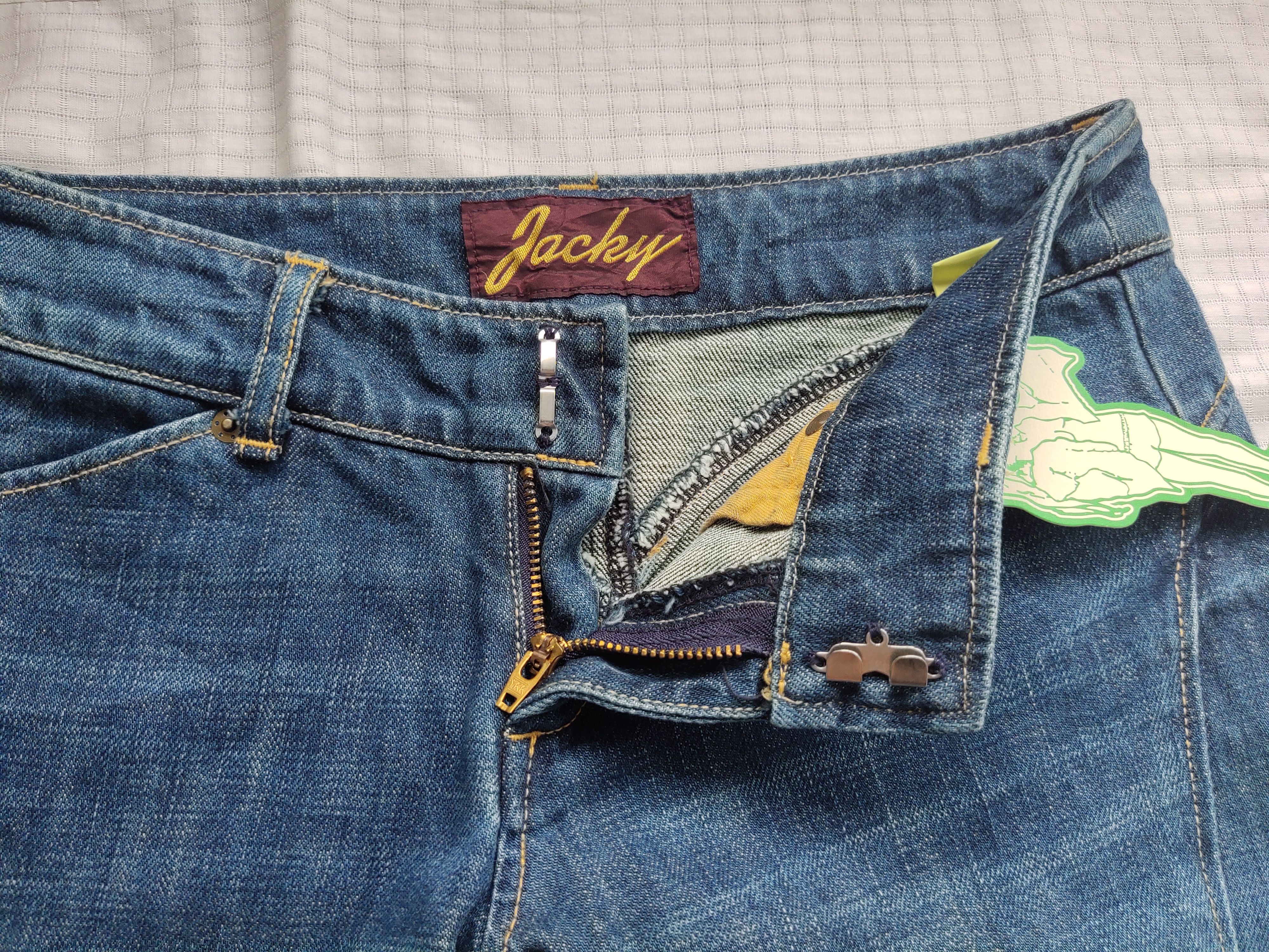 Japanese Brand (P170) Jacky's Bootcut Low waist Blue Jeans Edam Japan XS Size 27" / US 4 / IT 40 - 4 Thumbnail