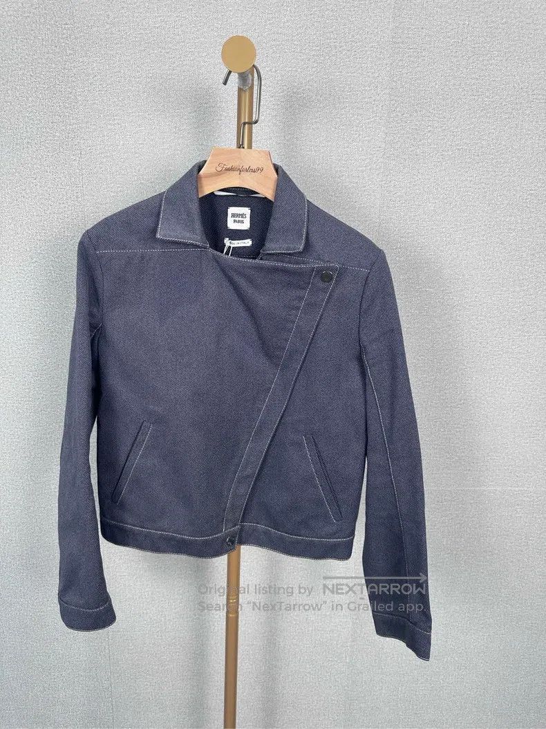 Hermes Hermes Denim Short Jacket Size XS / US 0-2 / IT 36-38 - 1 Thumbnail