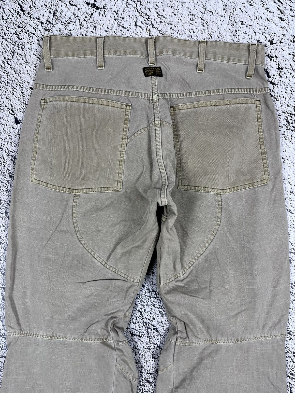 G-Star Vintage G-STAR Double Knee Arc Pants Spiral Baggy Goth RAW Size US 33 - 7 Thumbnail