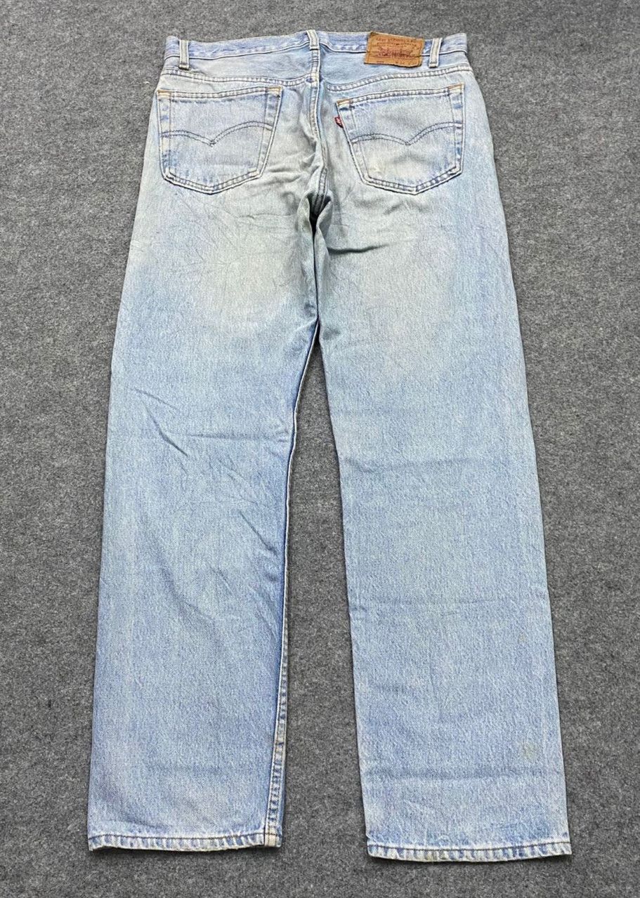 Levi's Vintage Clothing Vintage 90s Levis 501 Distressed denim Kurt Cobain Style Size US 34 / EU 50 - 2 Thumbnail