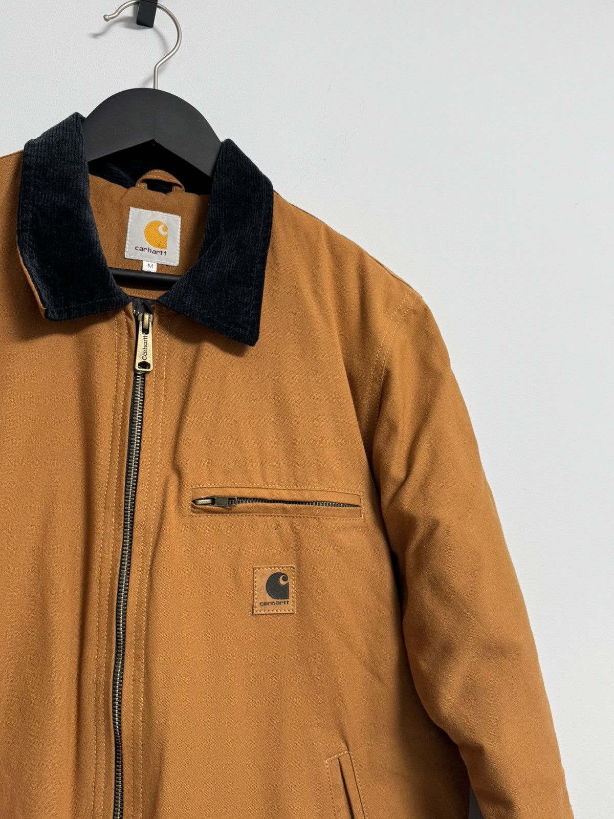 Carhartt CARHARTT Detroit Mens Reworked Canvas Vintage Camel Bomber Size US M / EU 48-50 / 2 - 6 Thumbnail