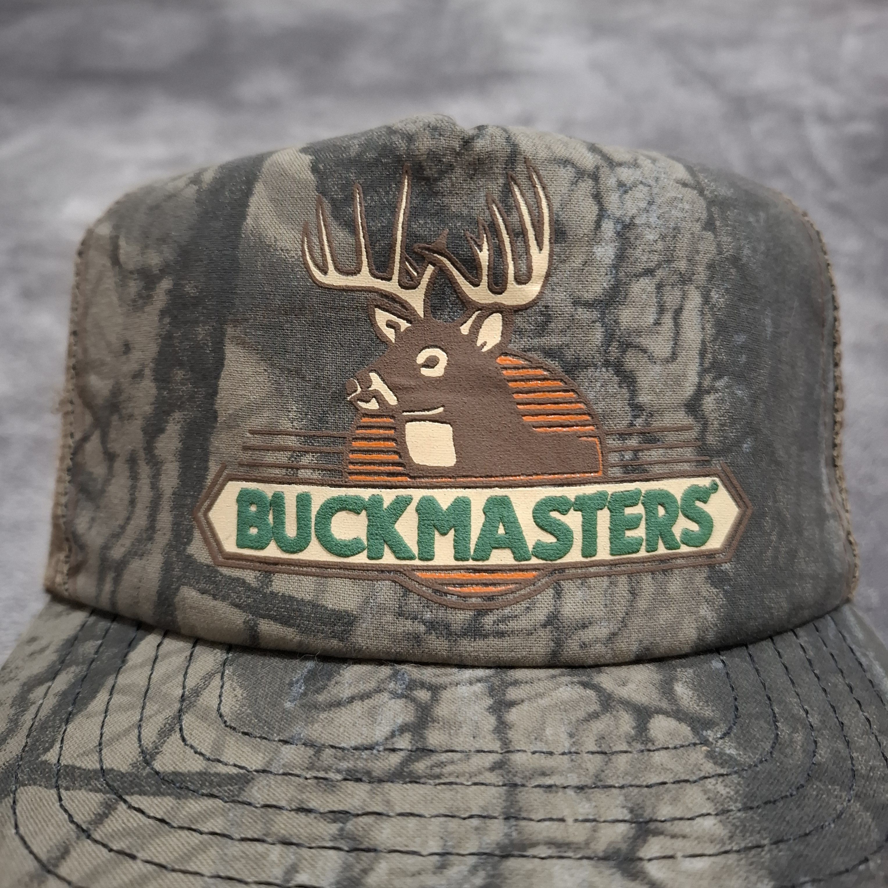 Vintage Vintage Snap Back Hat Buckmasters Size ONE SIZE - 2 Thumbnail