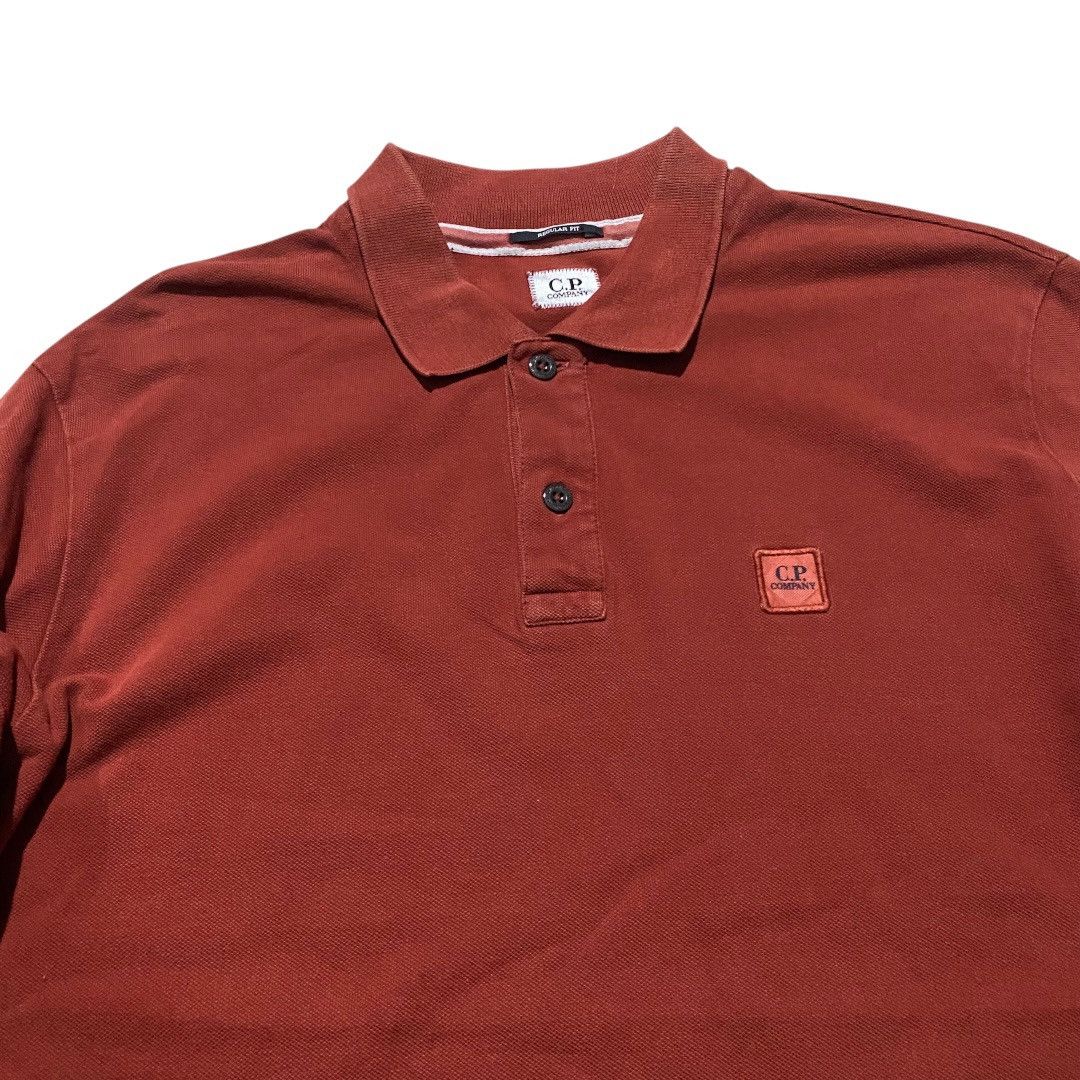 C.P. Company CP company regular fit patch logo red LS polo shirt Size US L / EU 52-54 / 3 - 2 Thumbnail