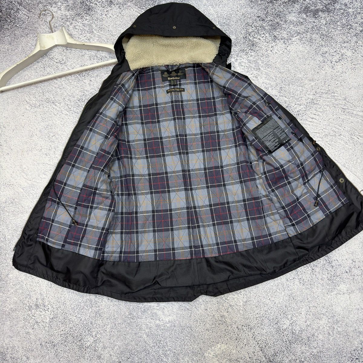 Barbour Barbour Kelsall Womens Black Waxed Parka Raincoat L size Size L / US 10 / IT 46 - 10 Thumbnail