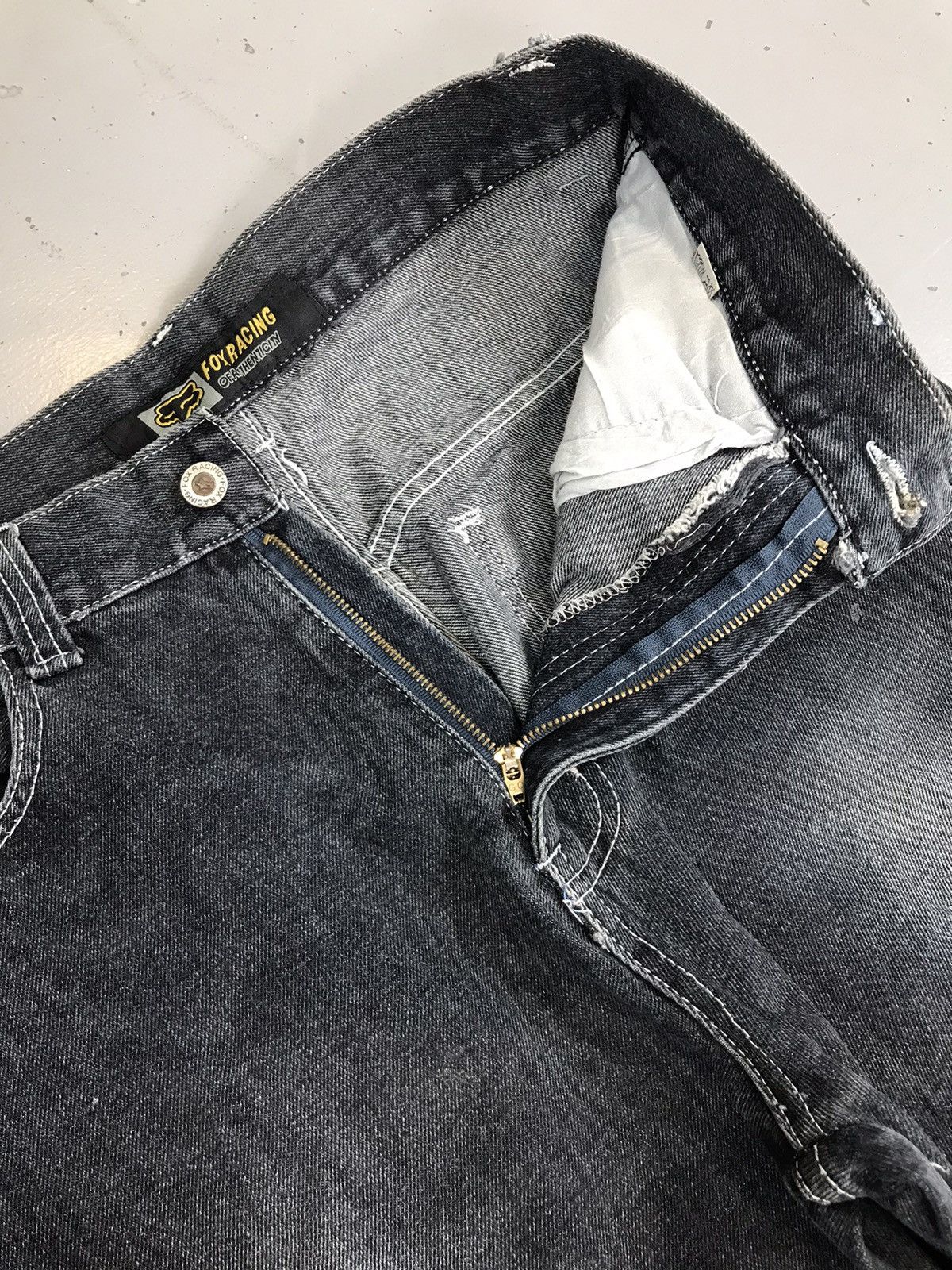 Fox Racing × Vintage Vintage fox racing logo embroidered denim Size US 32 / EU 48 - 6 Thumbnail