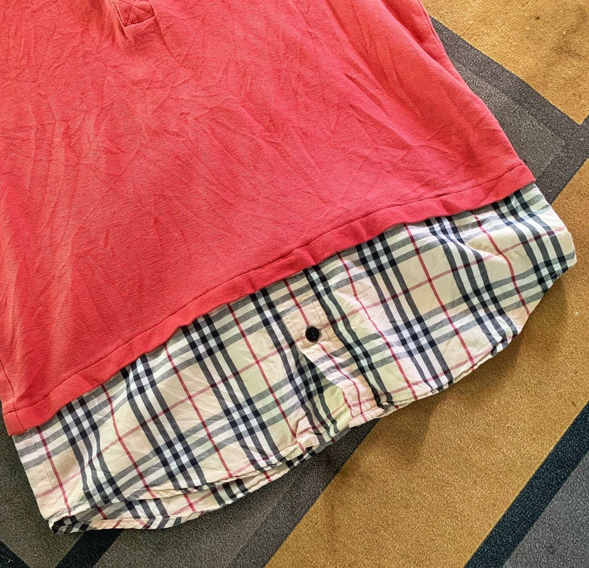 Burberry × Vintage BURBERRY London Remake Polo Shirt Size M / US 6-8 / IT 42-44 - 3 Thumbnail