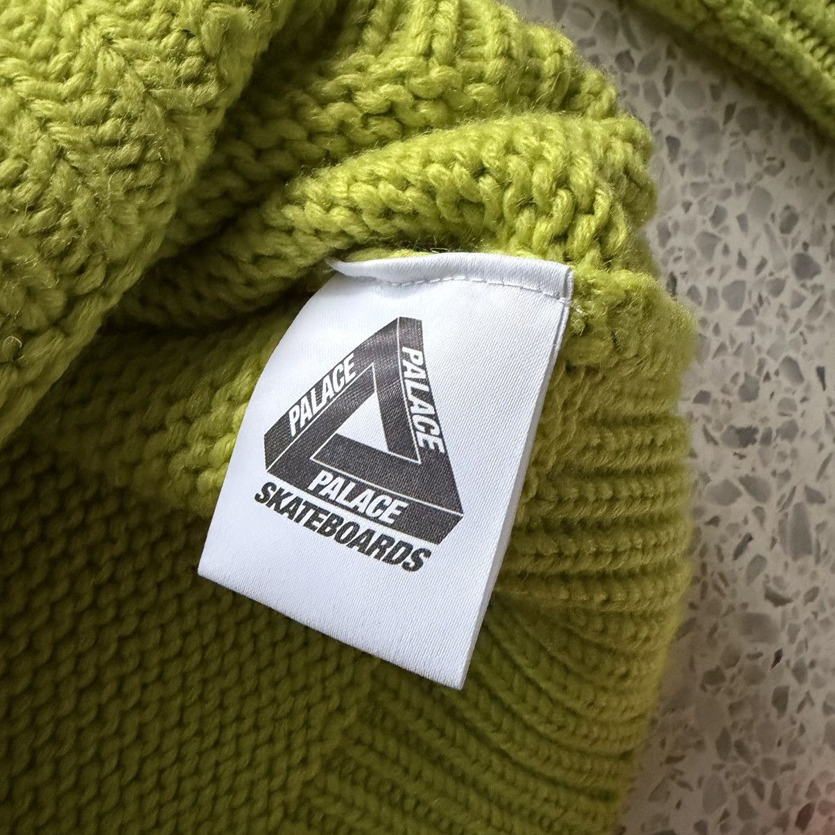 Palace Palace Gradient Dye Rib Knit Sweater (Green) Size US S / EU 44-46 / 1 - 5 Thumbnail