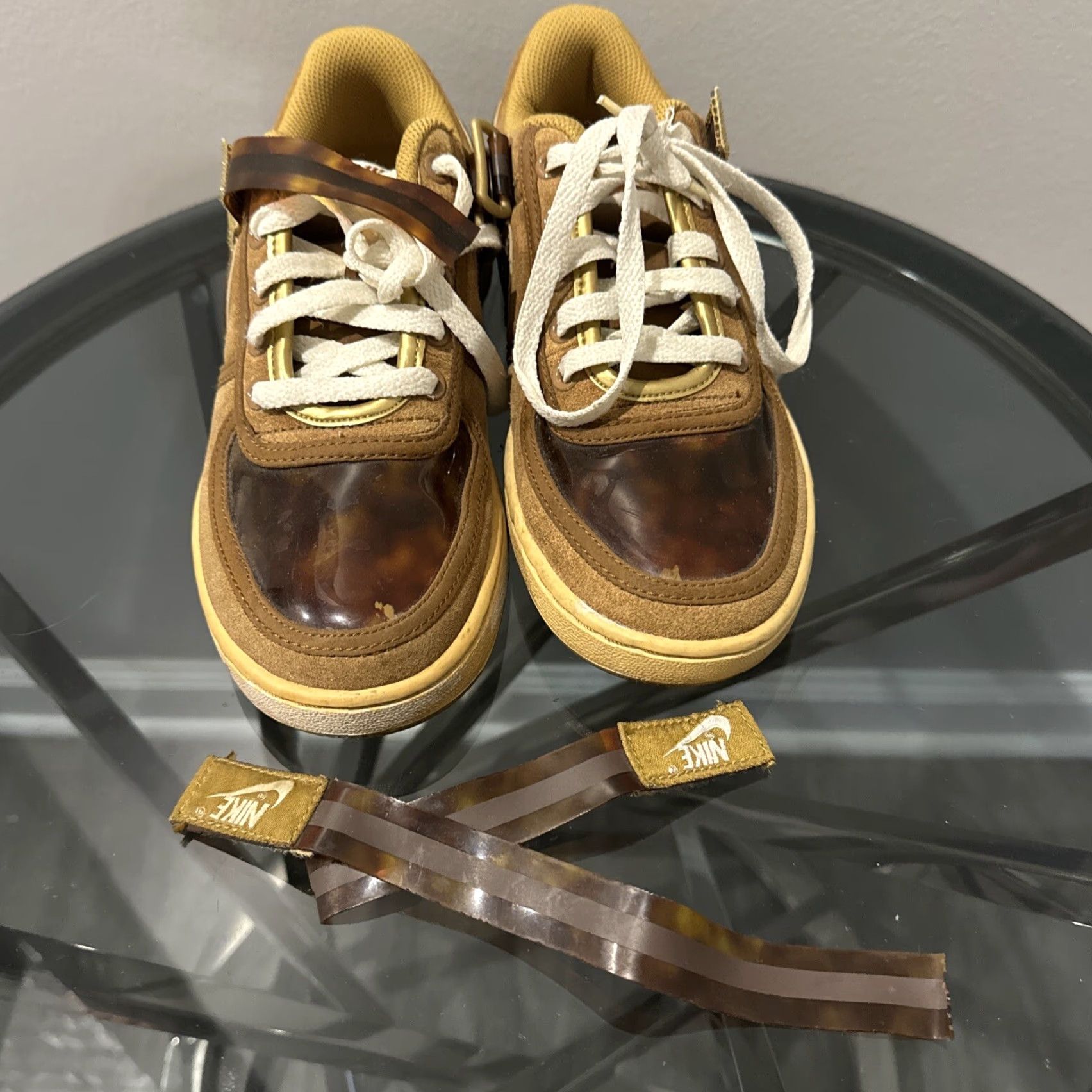 Nike **VINTAGE Rare Nike Vandal Low Brown Gold Womens Size 7** User: Vintage Rare Nike Vandal Low Brown Gold Womens Size 7 Size US 7 / IT 37 - 3 Thumbnail