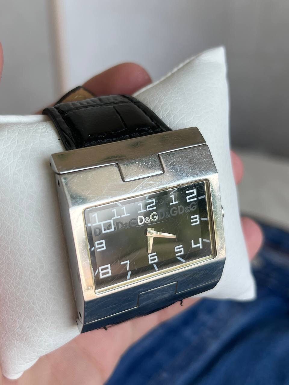 Dolce & Gabbana D&G MEN'S METAL BIG CHUNKY METAL STEEL QUARTZ WATCH 2000S Size ONE SIZE - 7 Thumbnail