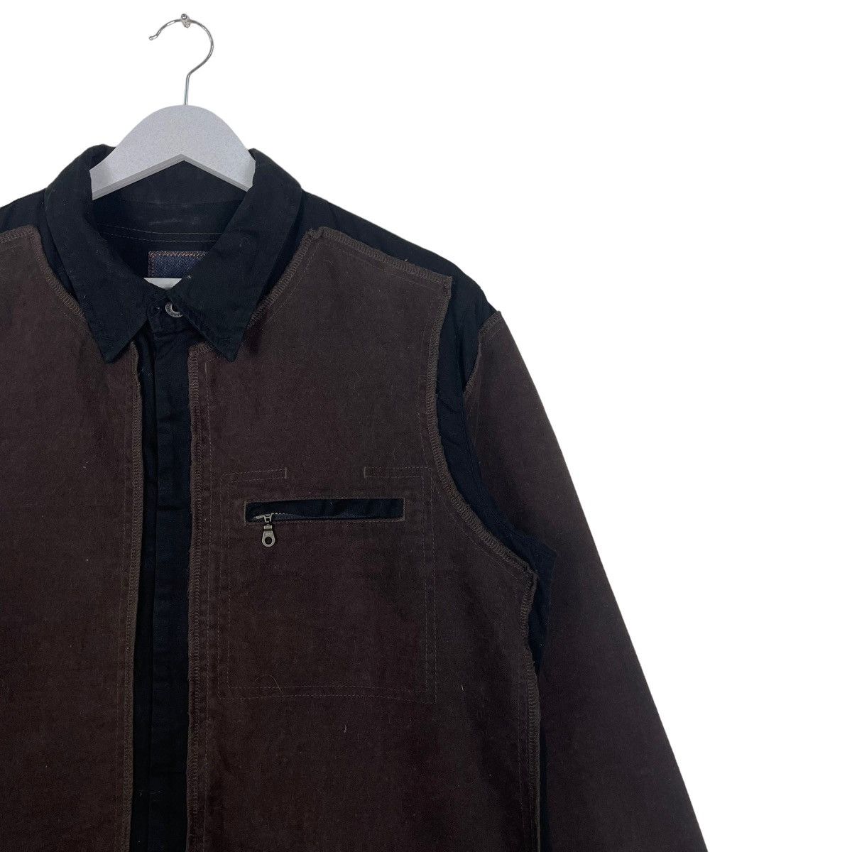 Marithe + Francois Girbaud × Vintage 💥MFG ARCHIVE ZIPPER PATCH JACKET Size US L / EU 52-54 / 3 - 6 Thumbnail