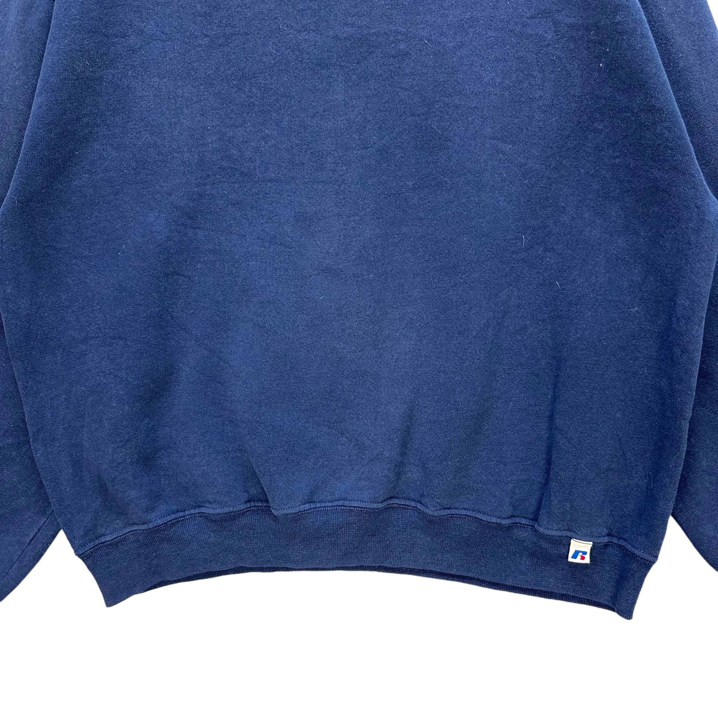 Russell Athletic VINTAGE PLAIN RUSSELL NAVY SWEATSHIRTS #8367-006 Size US L / EU 52-54 / 3 - 3 Thumbnail