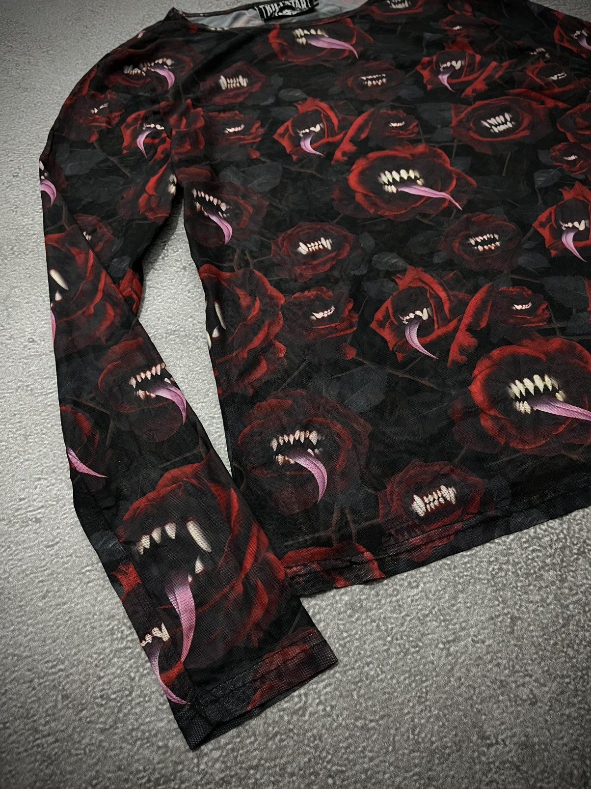 Killstar Rare Killstar Mesh Full Print Long Sleeve 3D Size US L / EU 52-54 / 3 - 6 Thumbnail