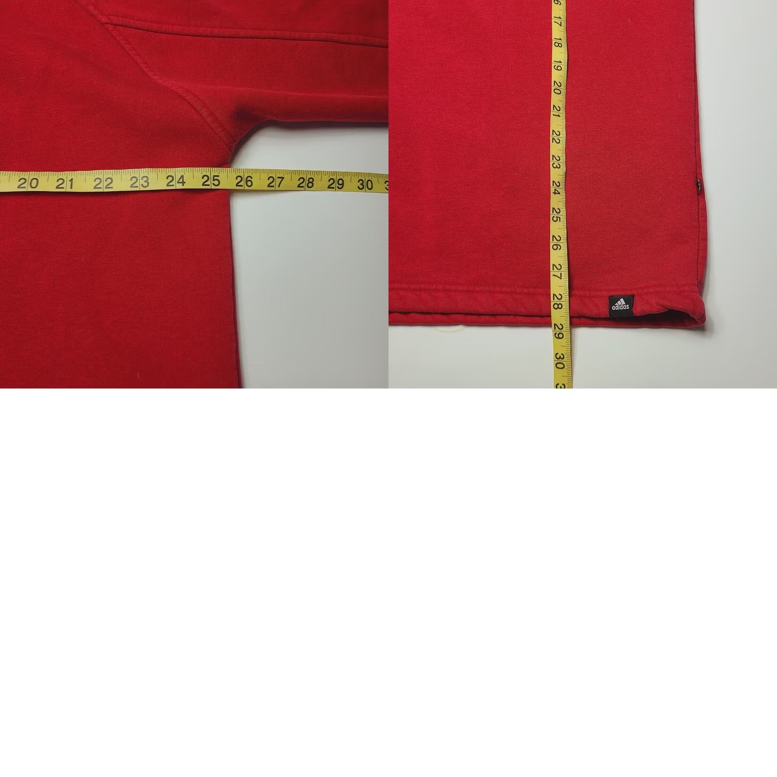 Adidas VINTAGE Adidas 90's Red Crewneck Sweatshirt Mens XL 3 Stripes Size US XL / EU 56 / 4 - 9 Thumbnail