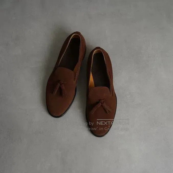 Forme D'Expression Forme Suede Tassel Loafer Shoes. Size US 9 / EU 42 - 2 Thumbnail