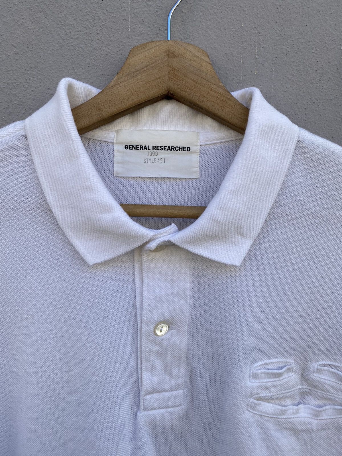 General Research × Vintage 🔥Vintage 1999 GENERAL RESEARCH Parasite 3Pockets Polo Shirt Size US L / EU 52-54 / 3 - 3 Thumbnail