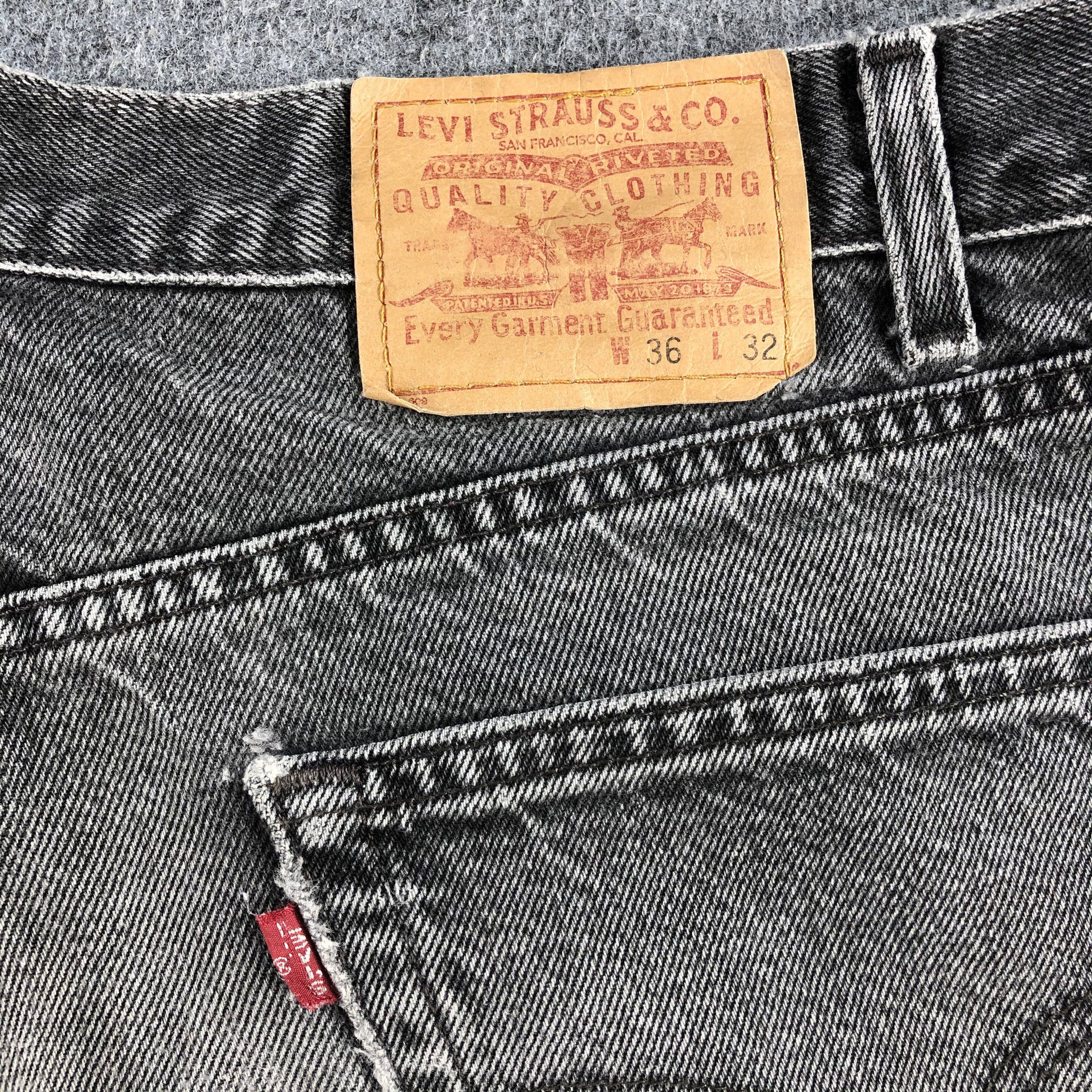Levi's Vintage 90s Ripped Levis Earth Tone Jeans-J1584 Size US 36 / EU 52 - 5 Thumbnail