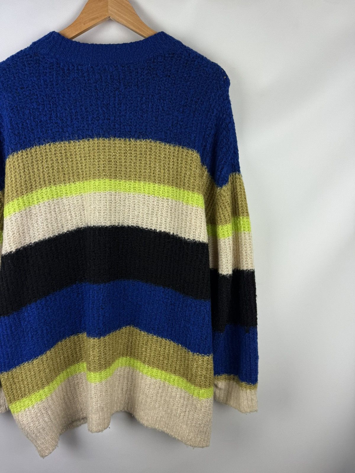 Kangol Kangol H&M Ladies Striped Oversized Sweater Pullover Size S Size S / US 4 / IT 40 - 19 Thumbnail