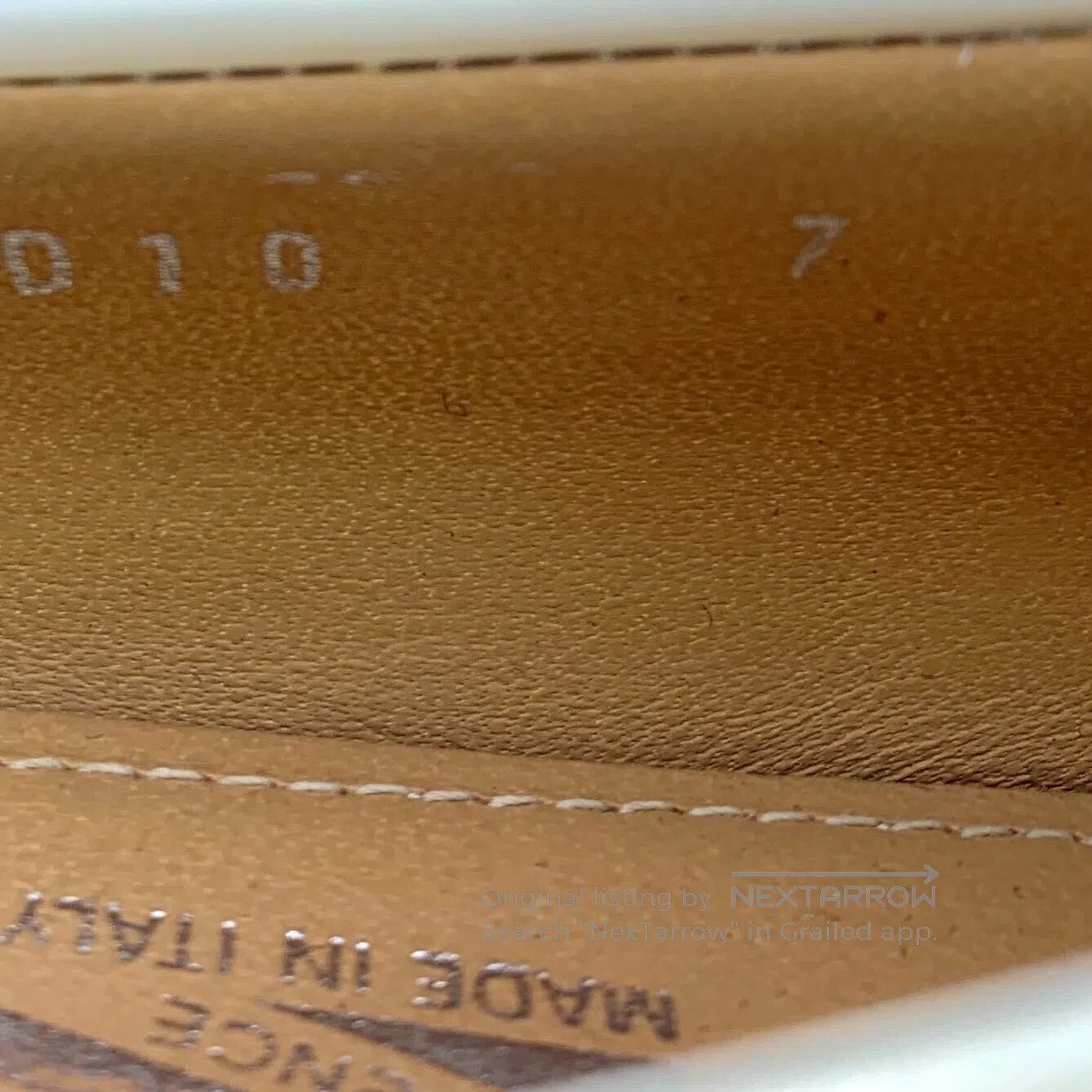 Salvatore Ferragamo Salvatore Ferragamo Off-white metal buckle patent leather Size US 6.5 / IT 36.5 - 6 Thumbnail