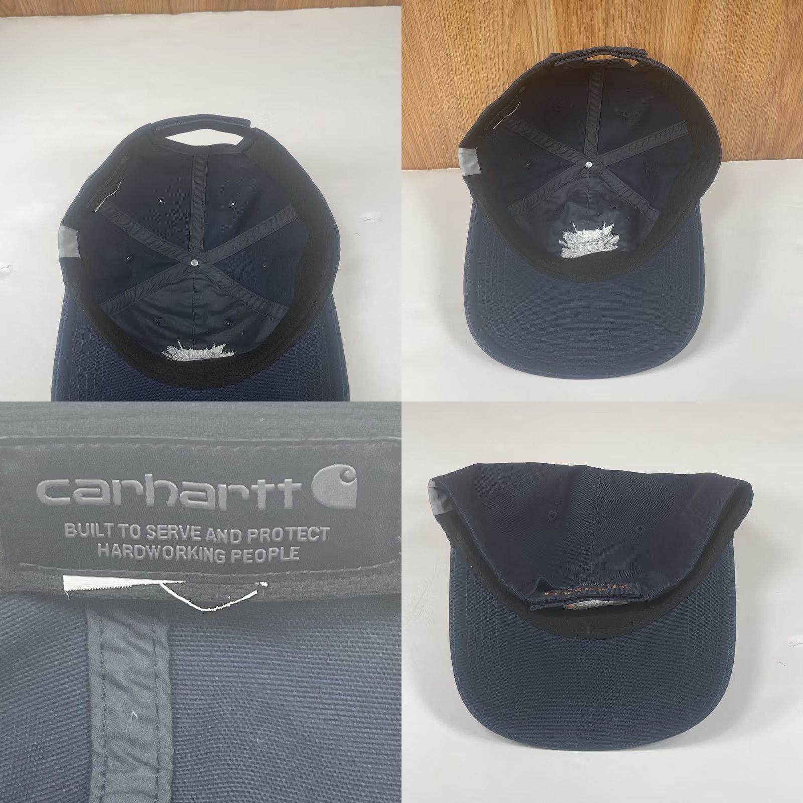 Carhartt Carhartt Hat Adult Navy Blue SFD Embroidered StrapBack Baseball Cap Size ONE SIZE - 8 Thumbnail